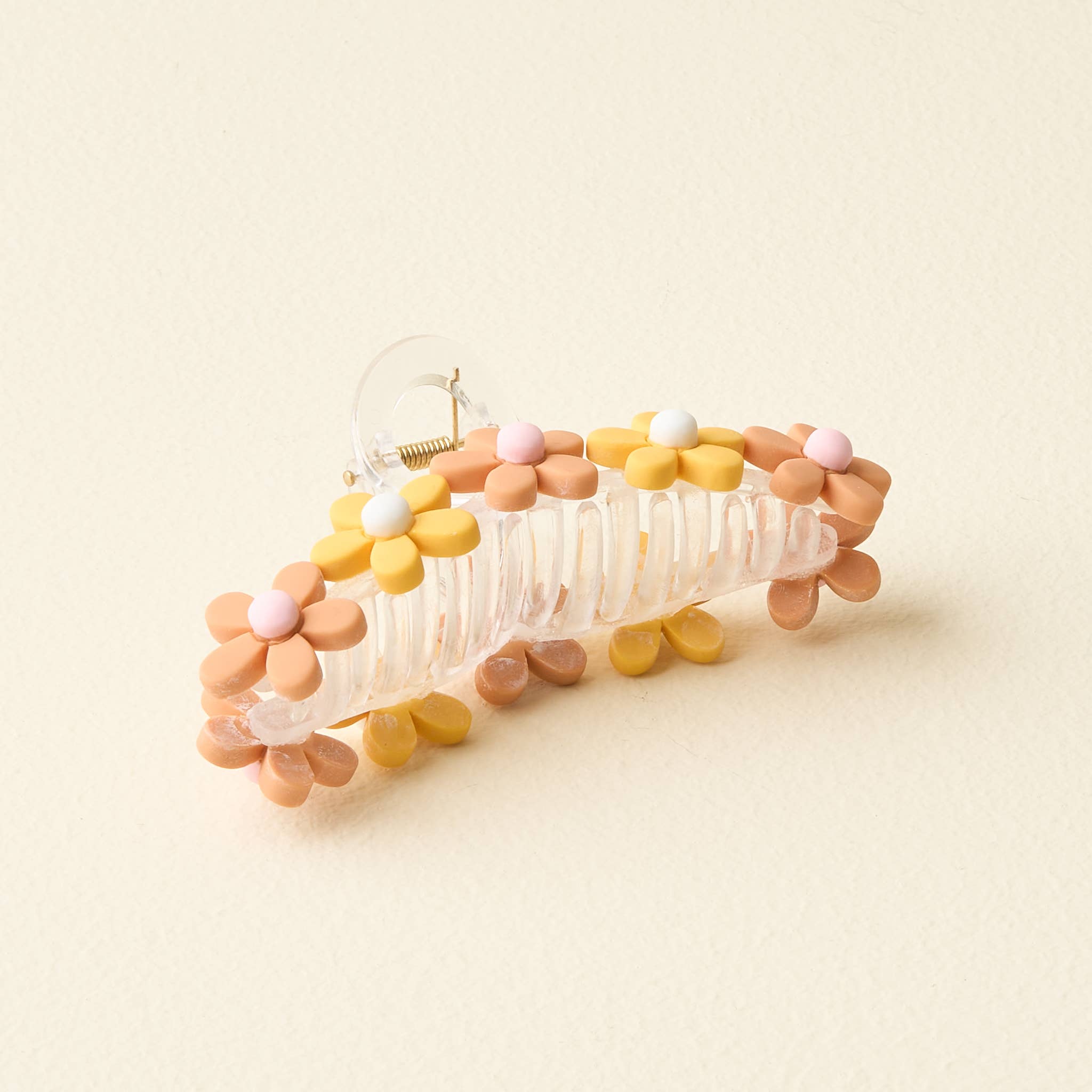 The Darling Effect - Daisy Claw Clip-Peachy