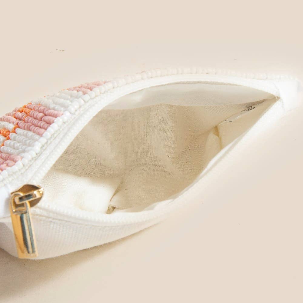 Anarchy Street - Spritz Please Stripped Seed Beaded Coin Purse