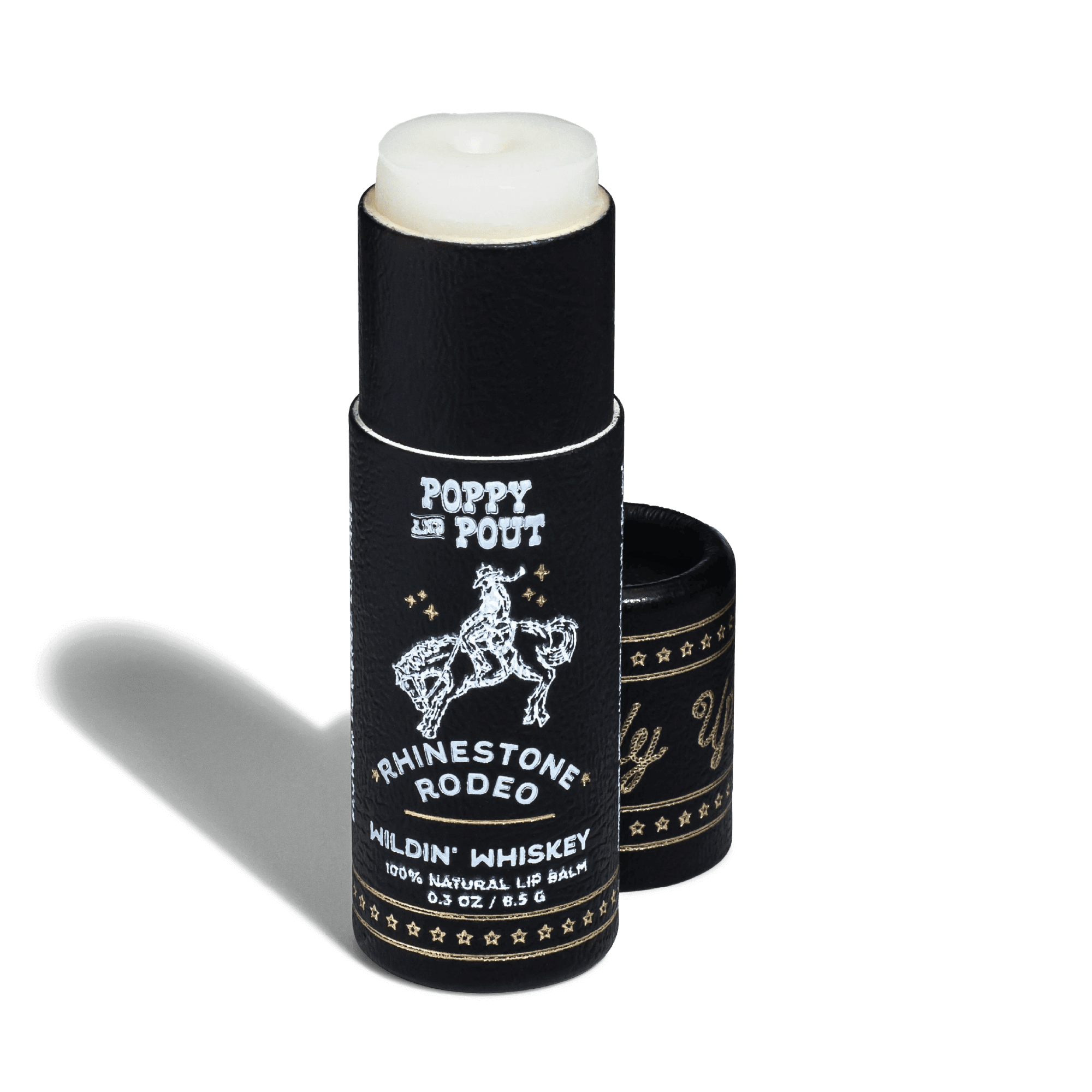 Poppy & Pout - Lip Balm, Rhinestone Rodeo, Wildin' Whiskey
