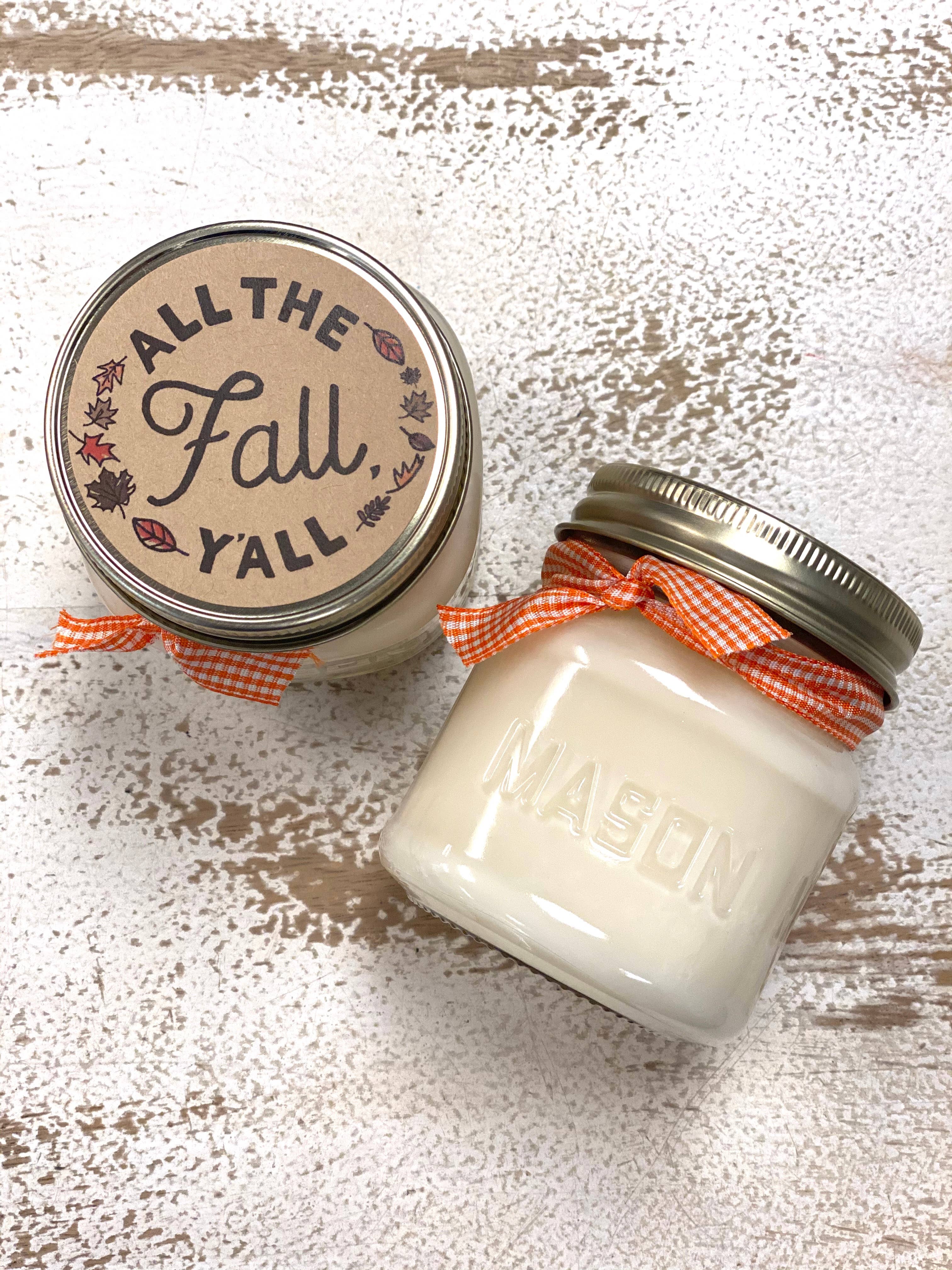 White Rock Soap Gallery - Soy Wax Candle - All The Fall, Y'all
