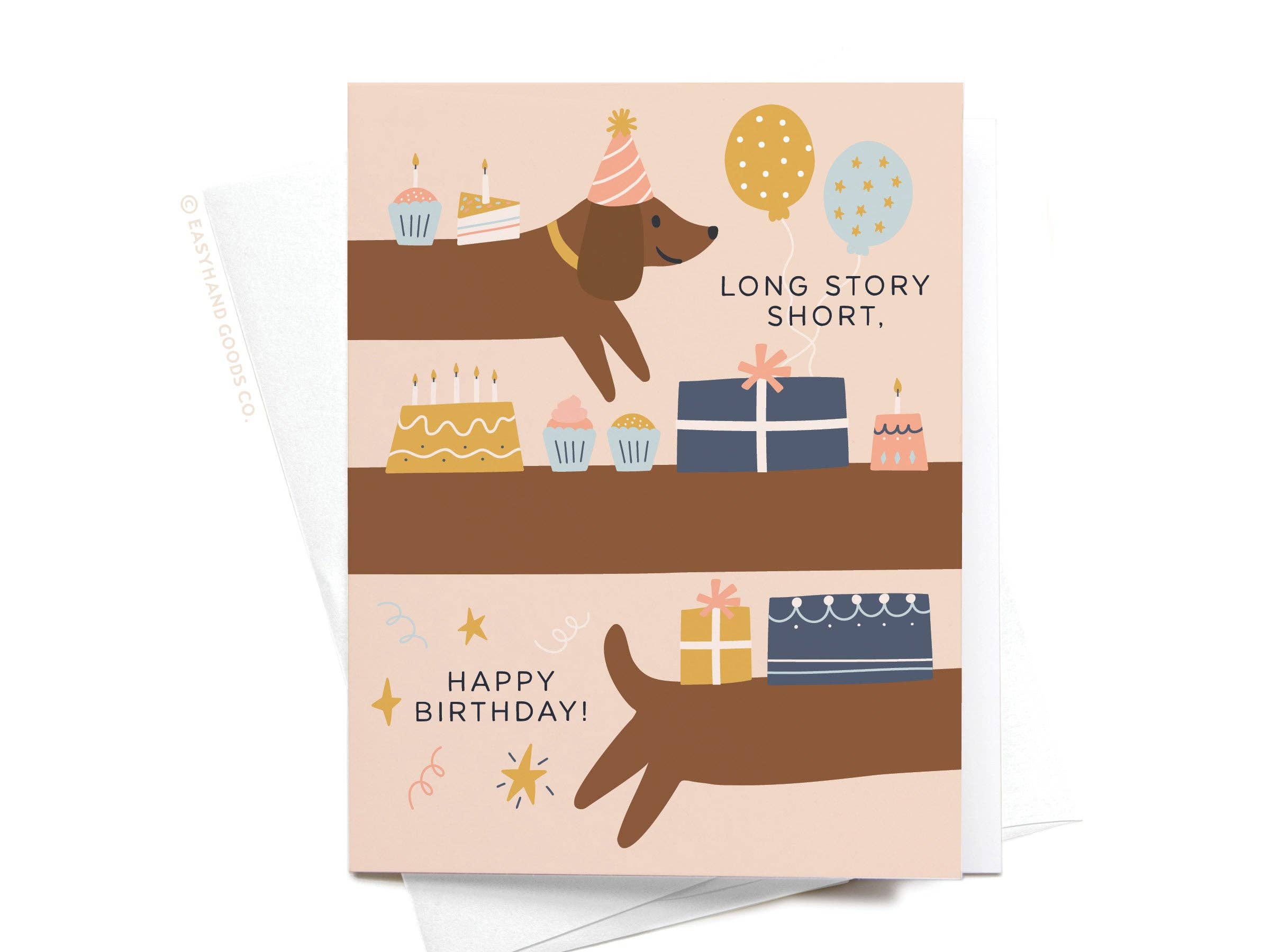 Easyhand Goods Co. - Long Story Short Dog Birthday Greeting Card