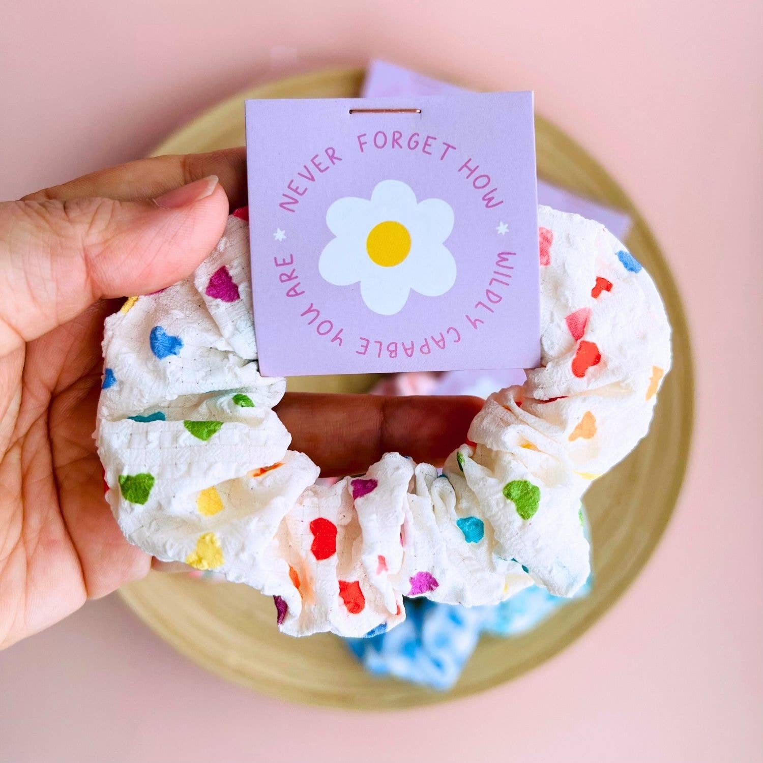 Tiny Gift Society - Floral Scrunchies | Thank You Gifts | Inspirational Positive