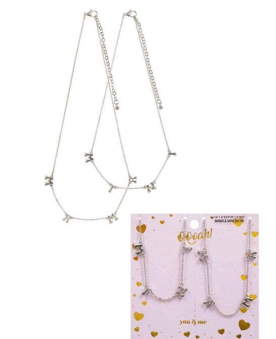Prep Obsessed Wholesale - Mama & Mini Station Necklace Sets