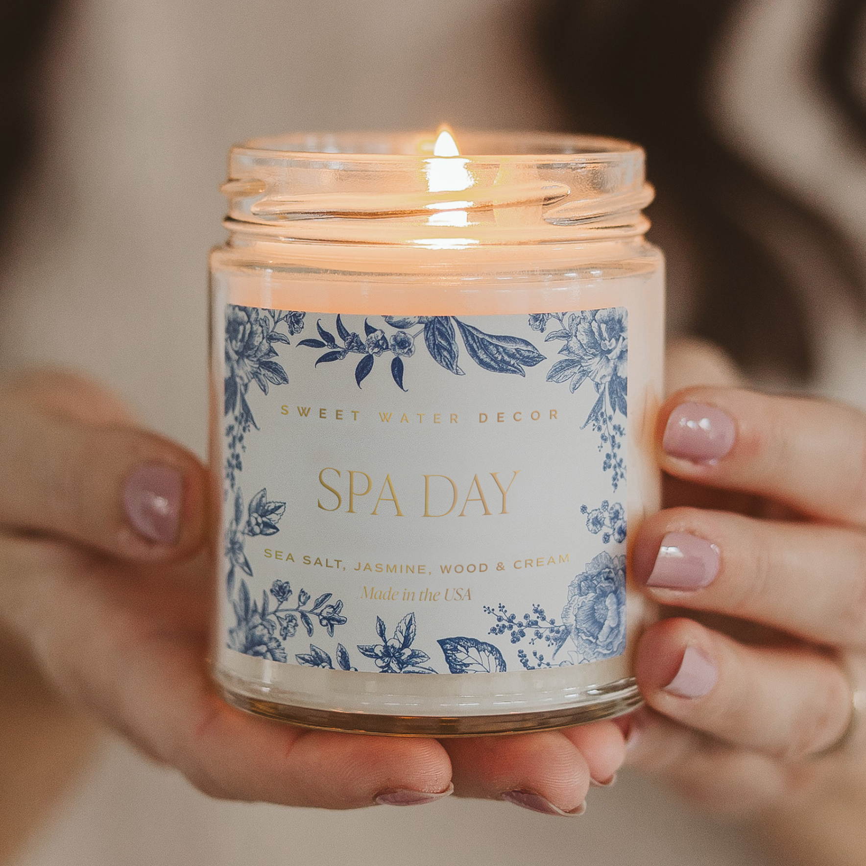 Sweet Water Decor - Spa Day 9 oz Soy Candle - Home Decor & Gifts