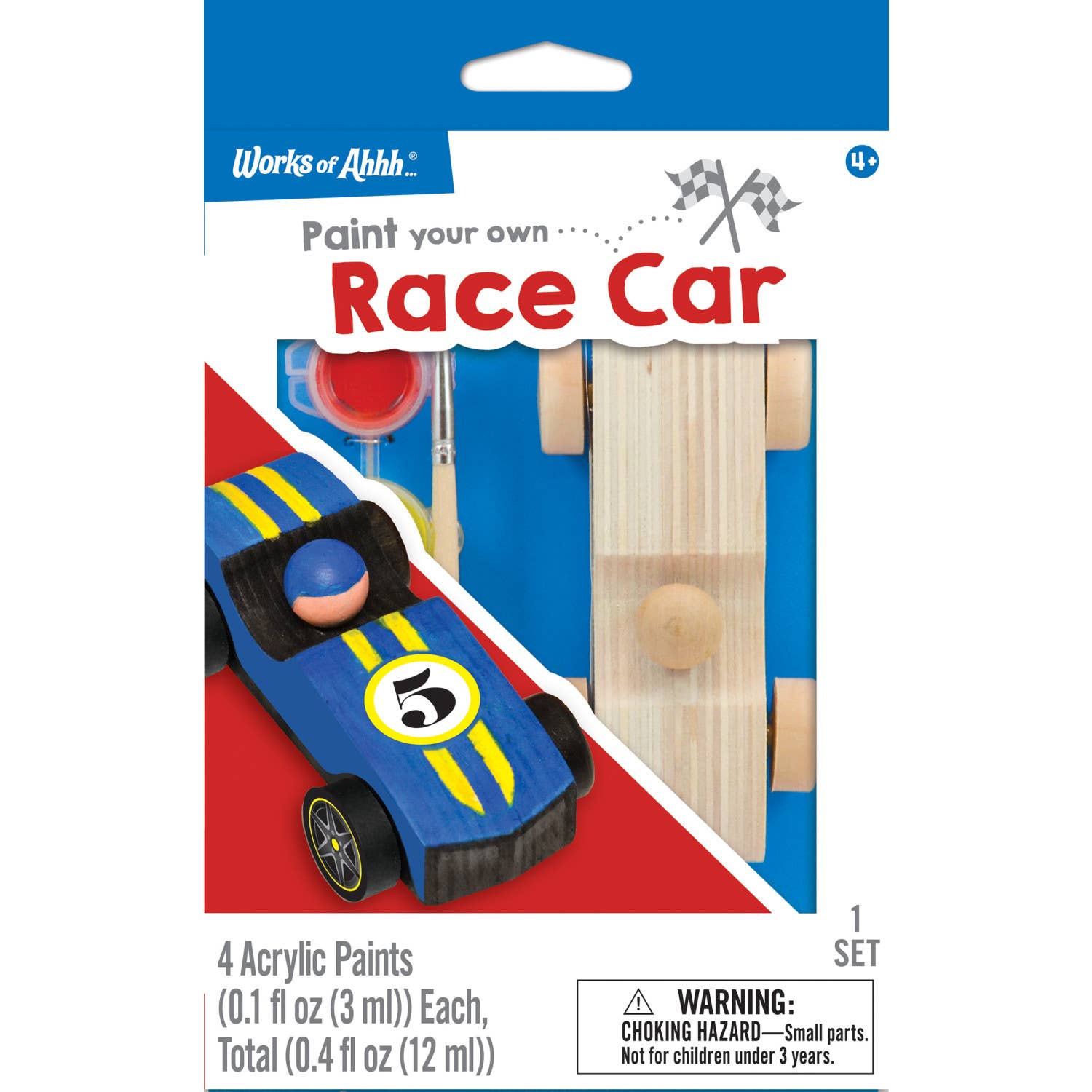 Masterpieces Puzzles - Race Car Wood Paint Kit