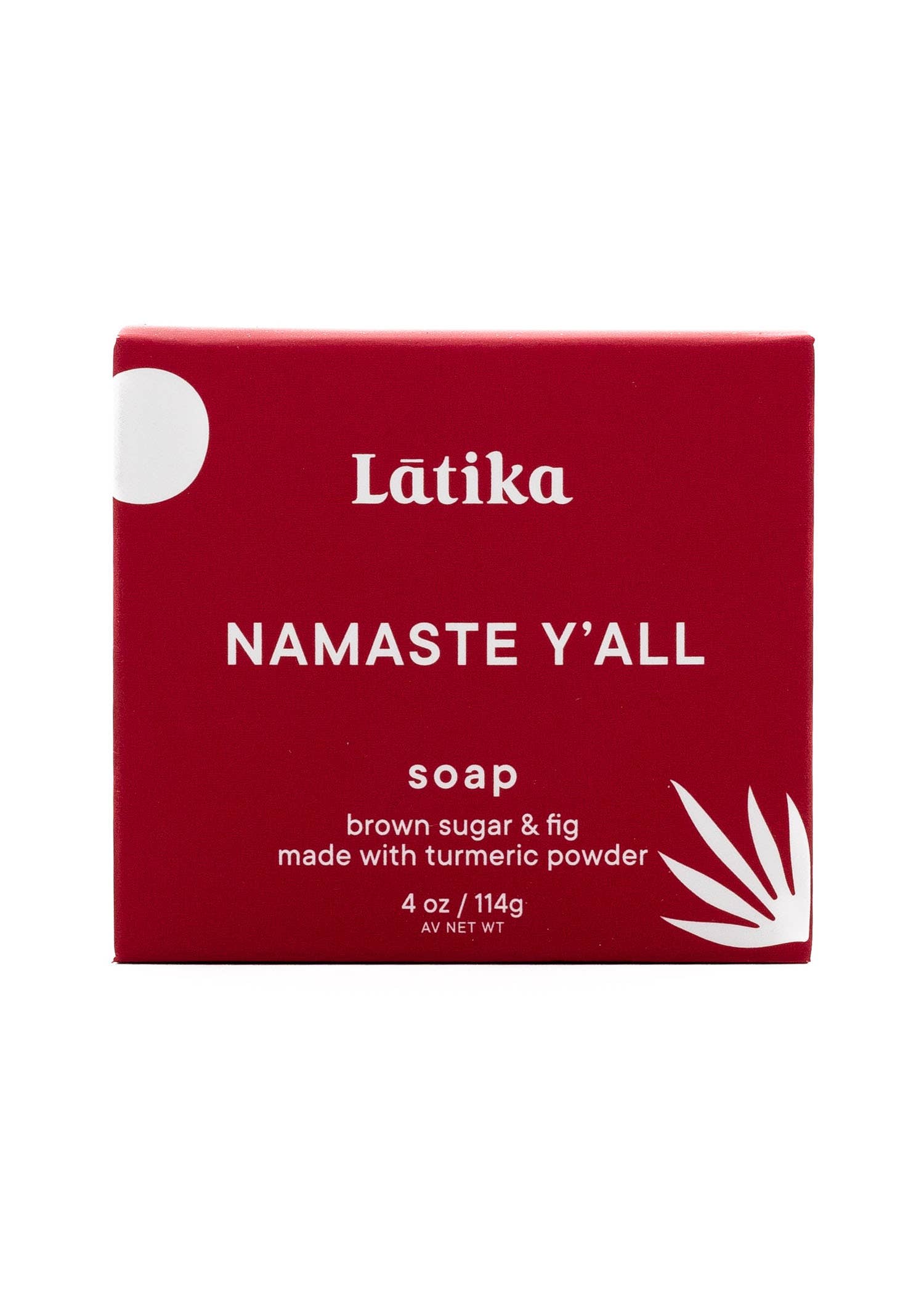 Latika Beauty - Namaste Y'all - Hydrating Soap -  Brown sugar -Fig 🪷
