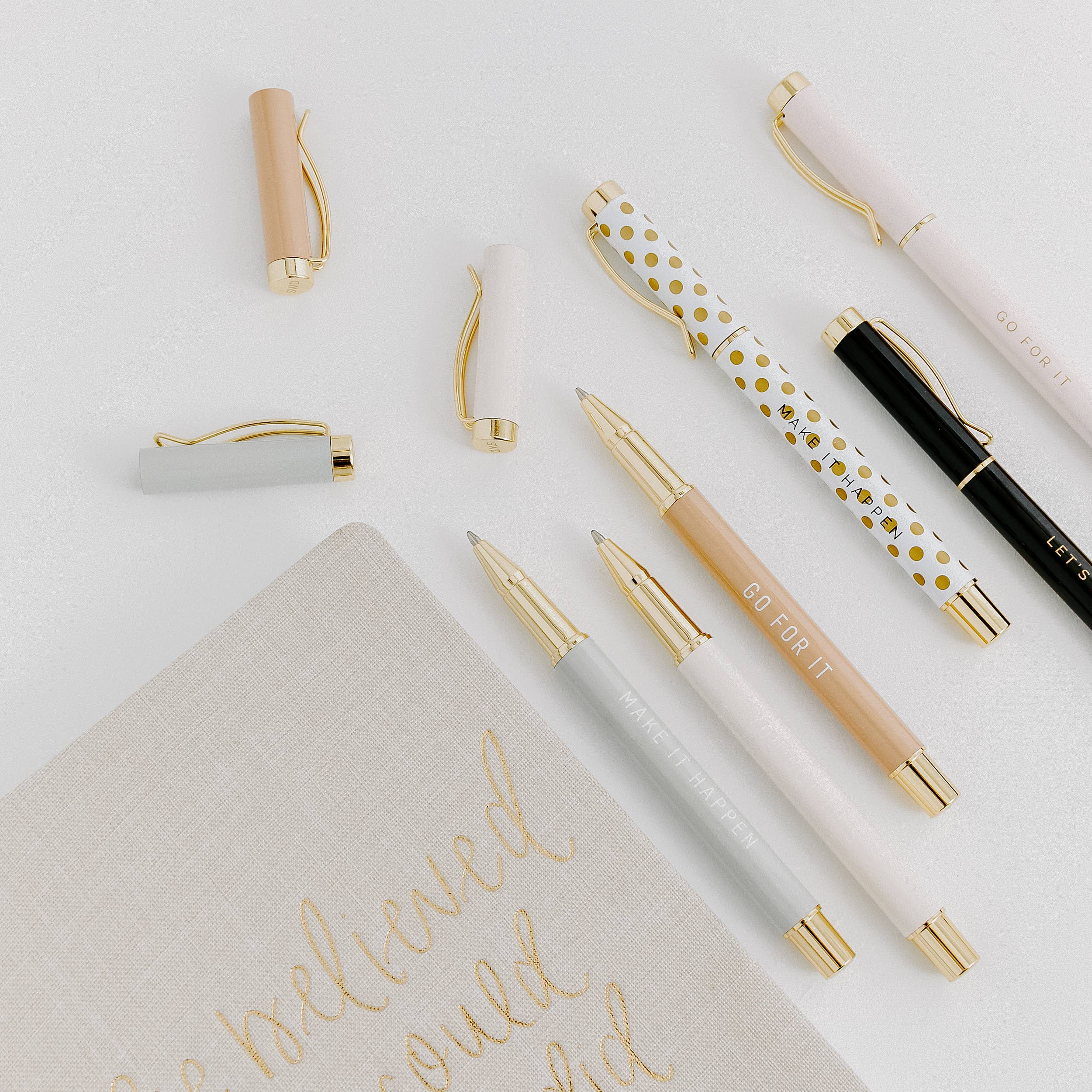 Sweet Water Decor - Inspirational Metal Pen Set - Home Decor & Gifts