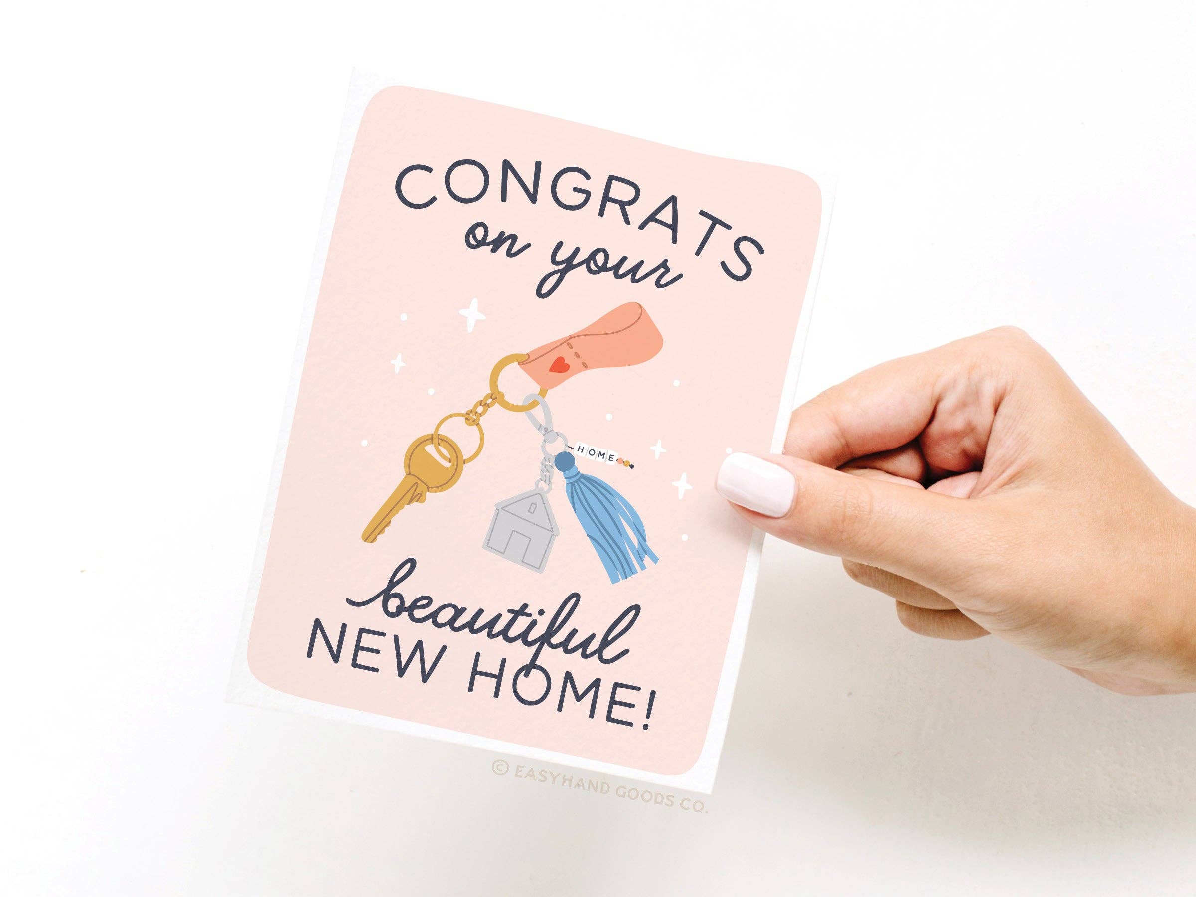 Easyhand Goods Co. - Congrats on Your Beautiful New Home Keychain Greeting Card