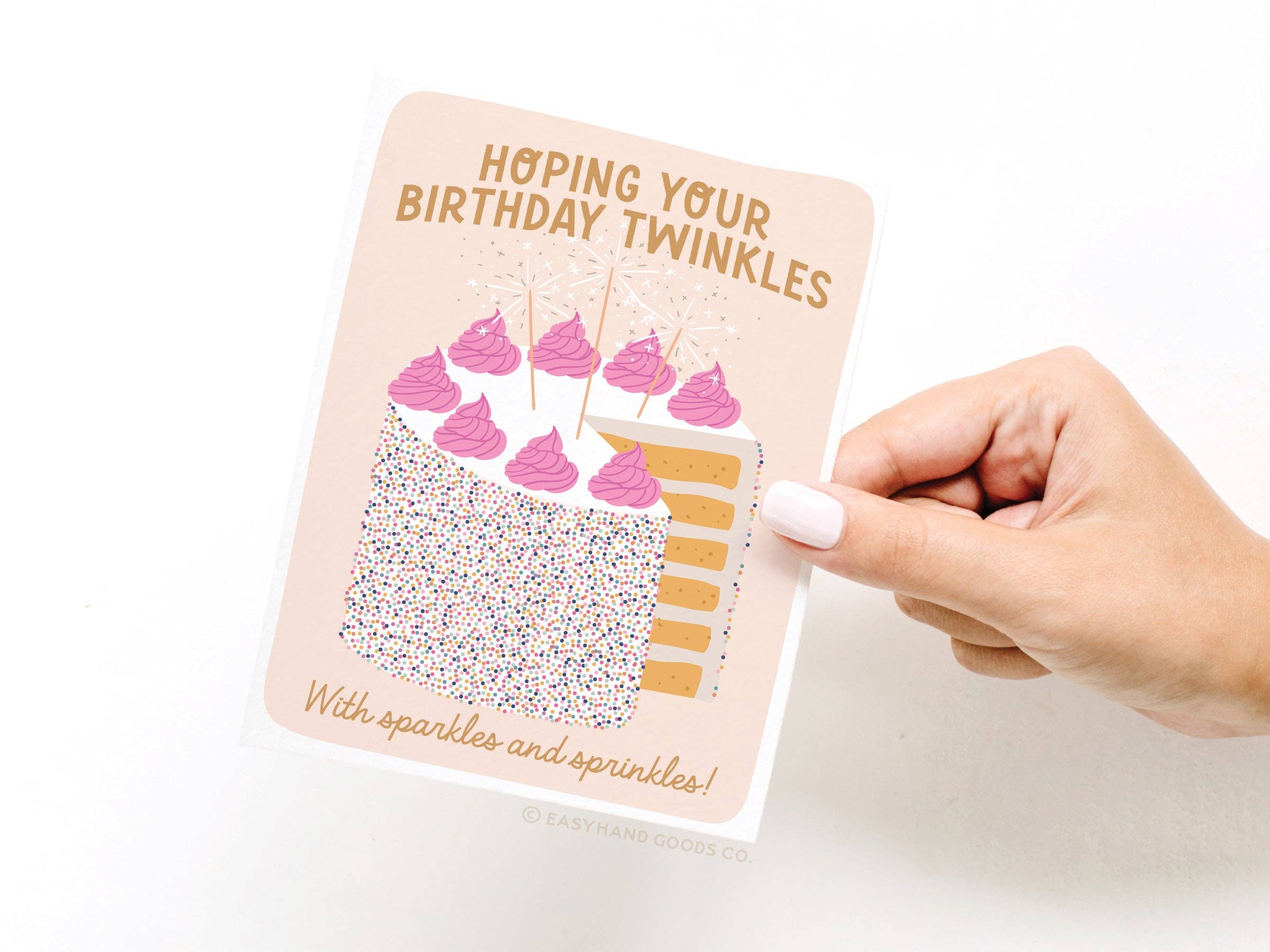 Easyhand Goods Co. - Birthday Sparkles and Sprinkles Greeting Card