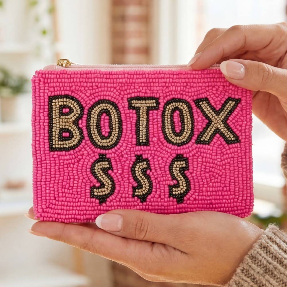 Anarchy Street - Botox Money Seed Beaded Coin Purse