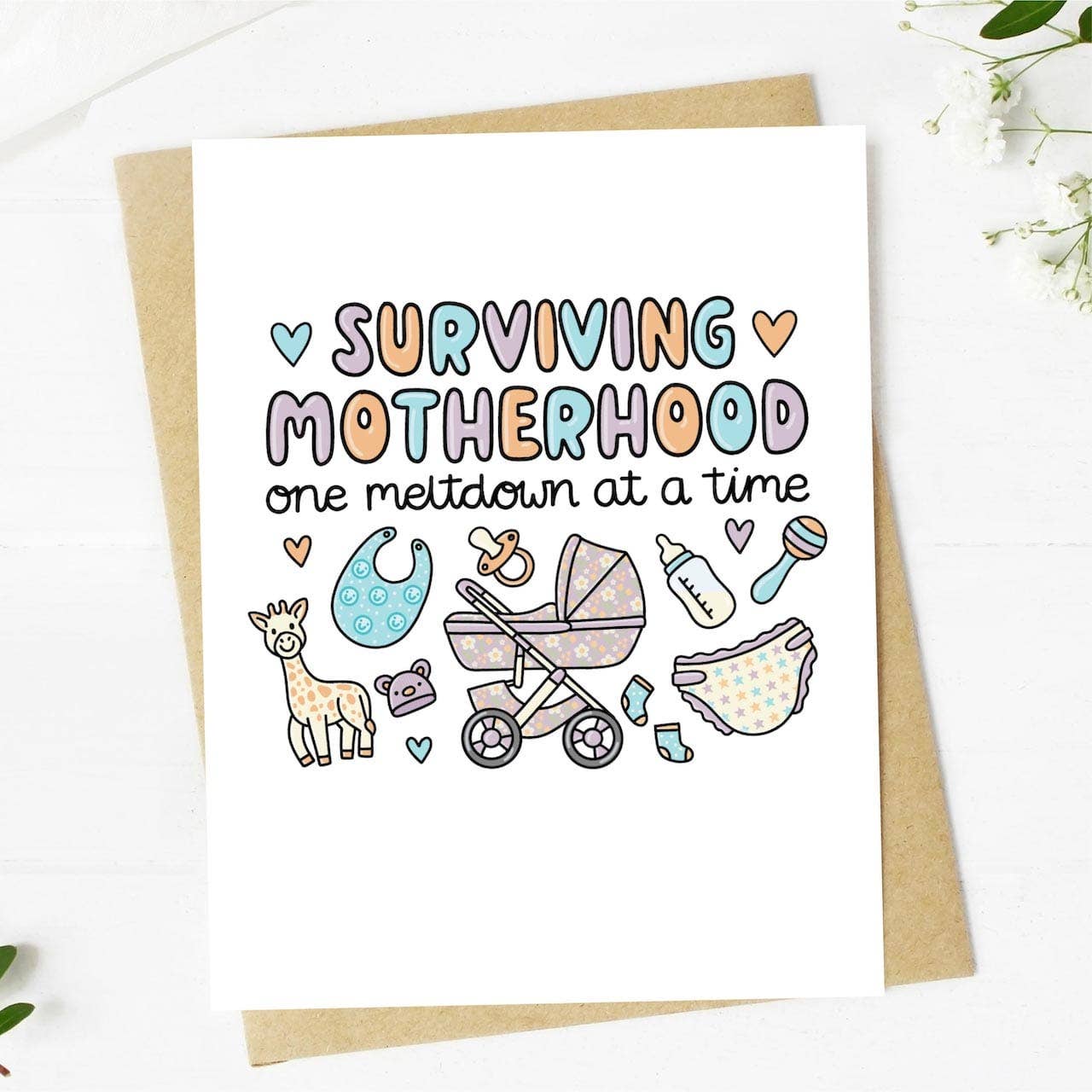 Big Moods - Surviving Motherhood Modern Mom Card