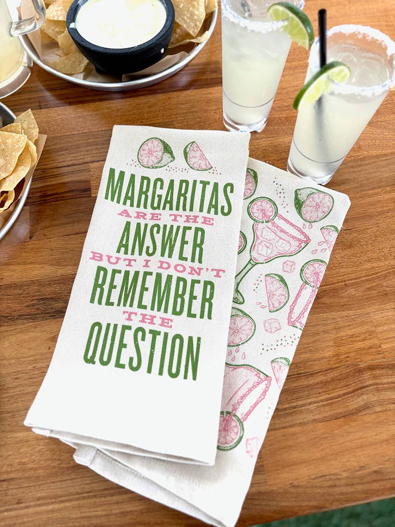 SOUTHERN FRIED DESIGN BARN - **NEW** Margaritas Are The Answer... Kitchen Towel
