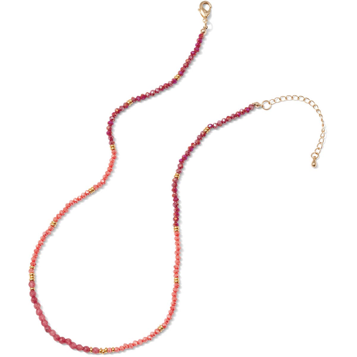 Splendid Iris - SALE - Short Stone Accented Necklace
