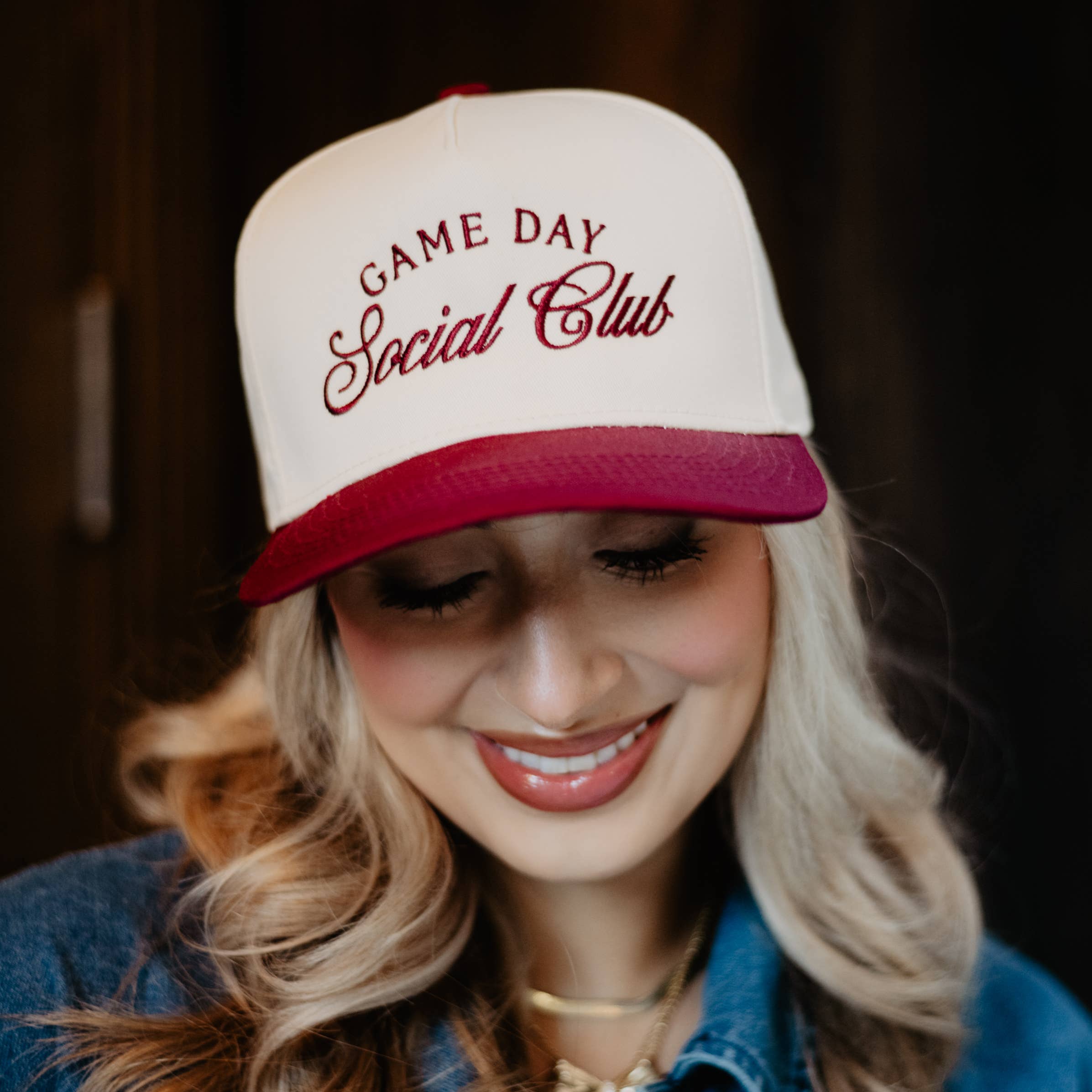 Katydid - Game Day Social Club Two-Toned Vintage Hat