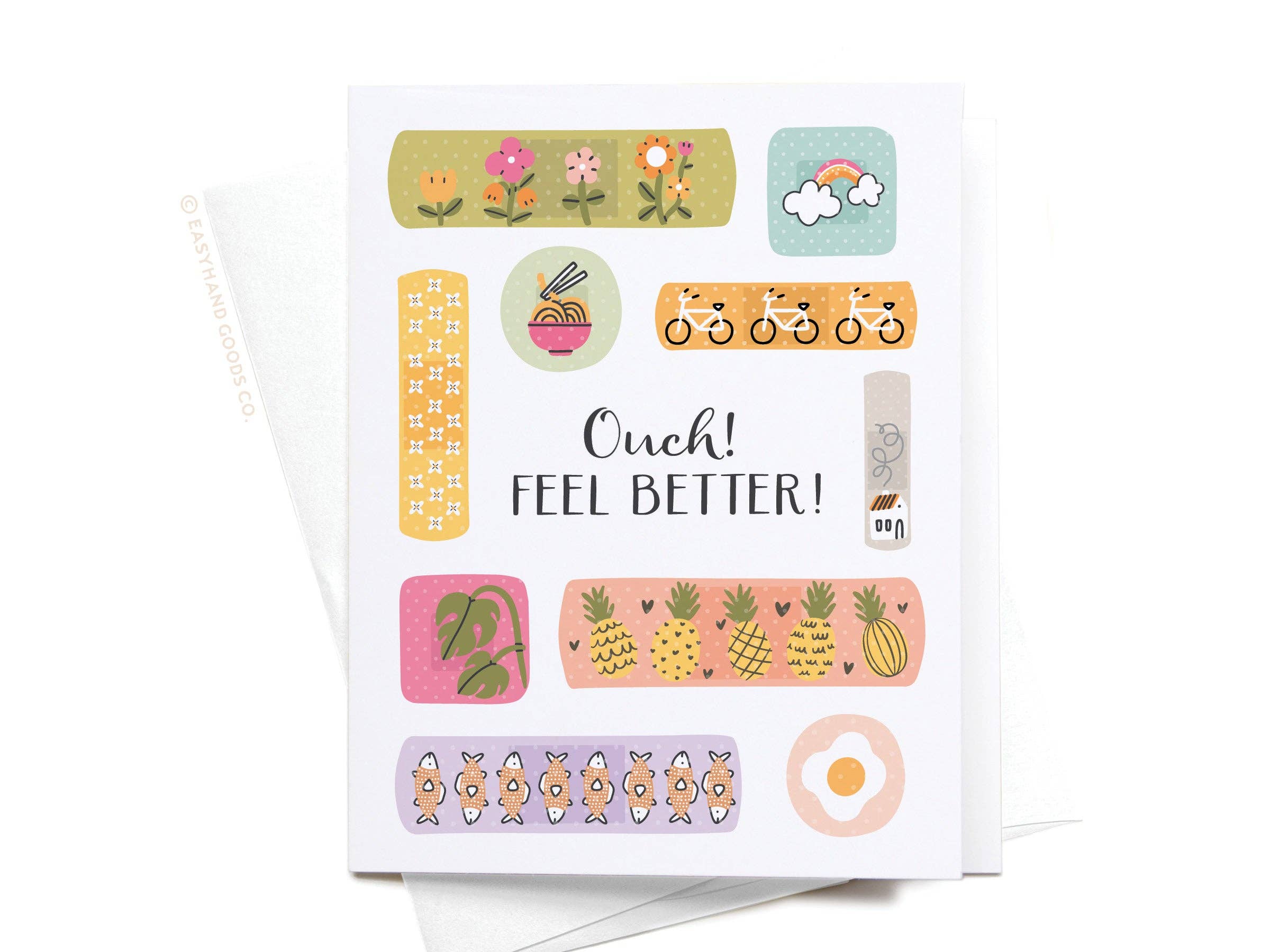 Easyhand Goods Co. - Ouch Feel Better Bandages Greeting Card