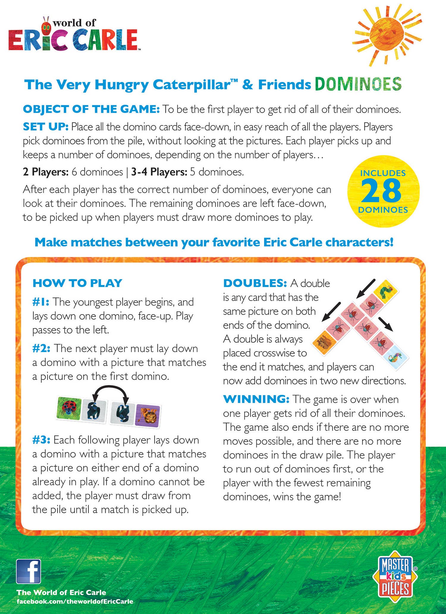 Masterpieces Puzzles - Eric Carle Picture Dominoes