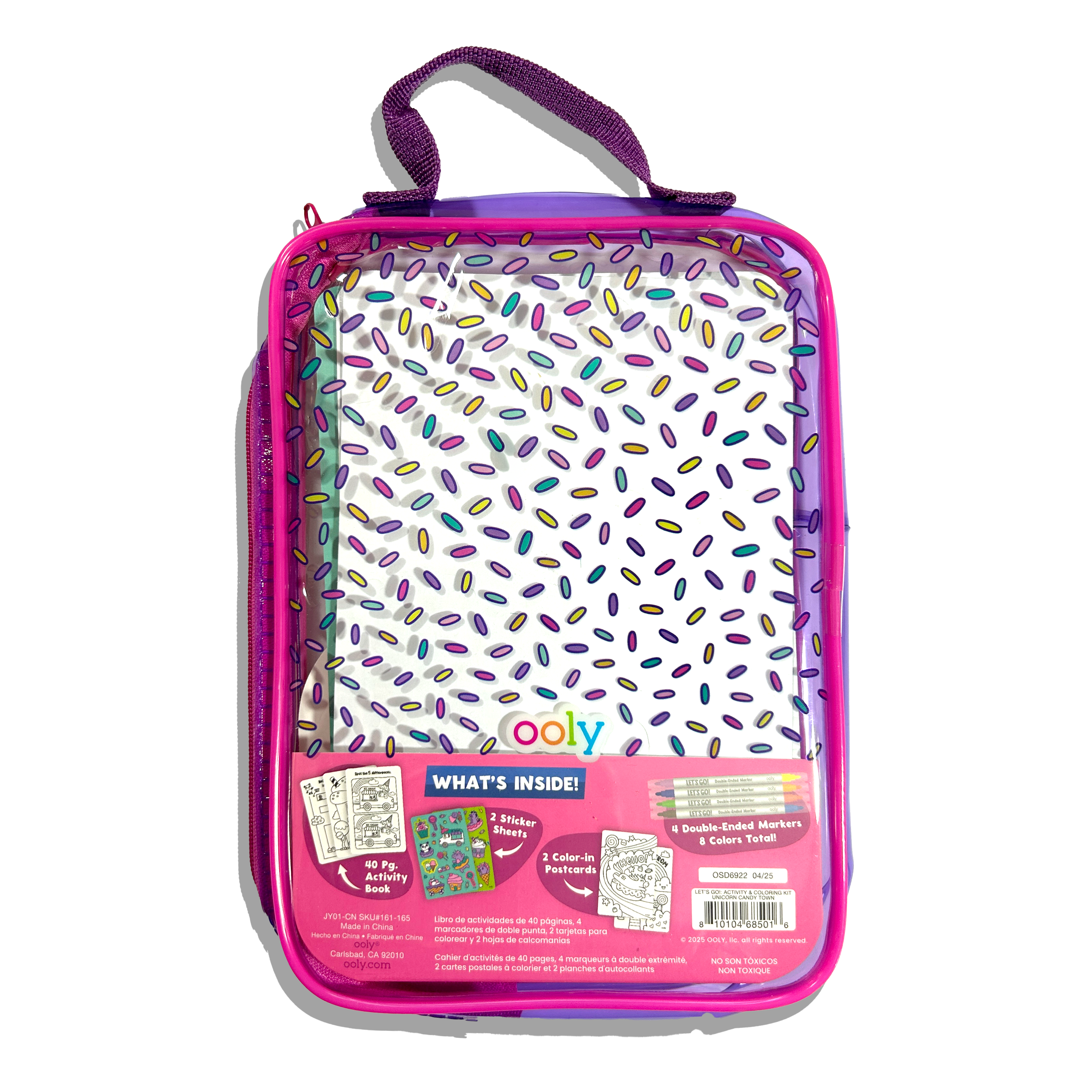 OOLY - Let's Go!: Activity & Coloring Kit - Unicorn Candy Town