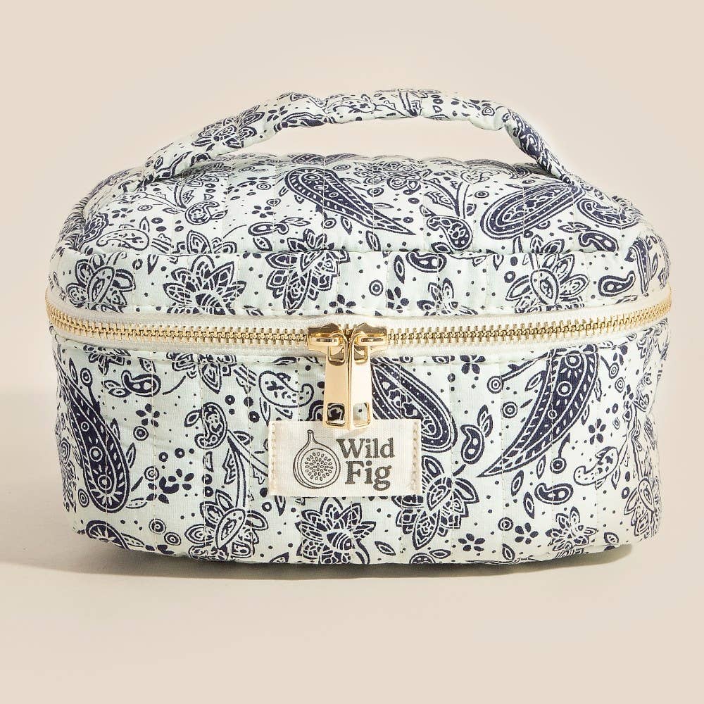 Anarchy Street - Paisley Pattern Makeup Case Cosmetic Bag
