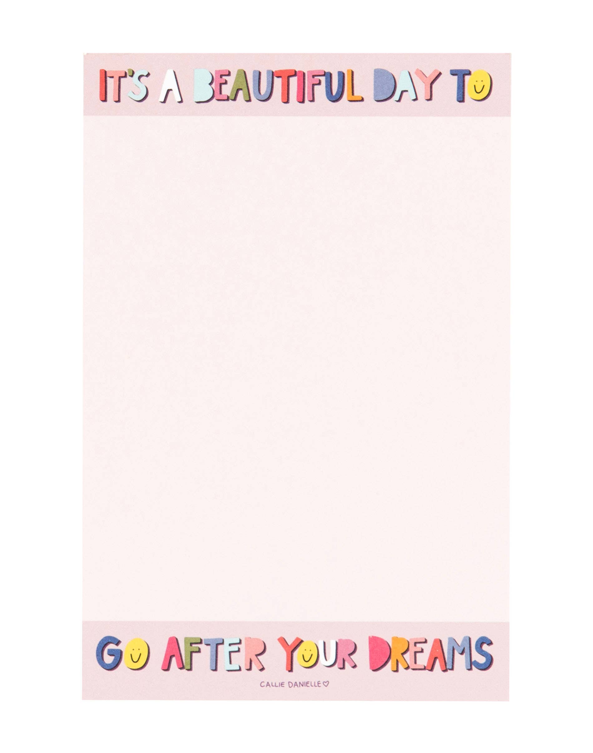 Callie Danielle - Beautiful Day Notepad