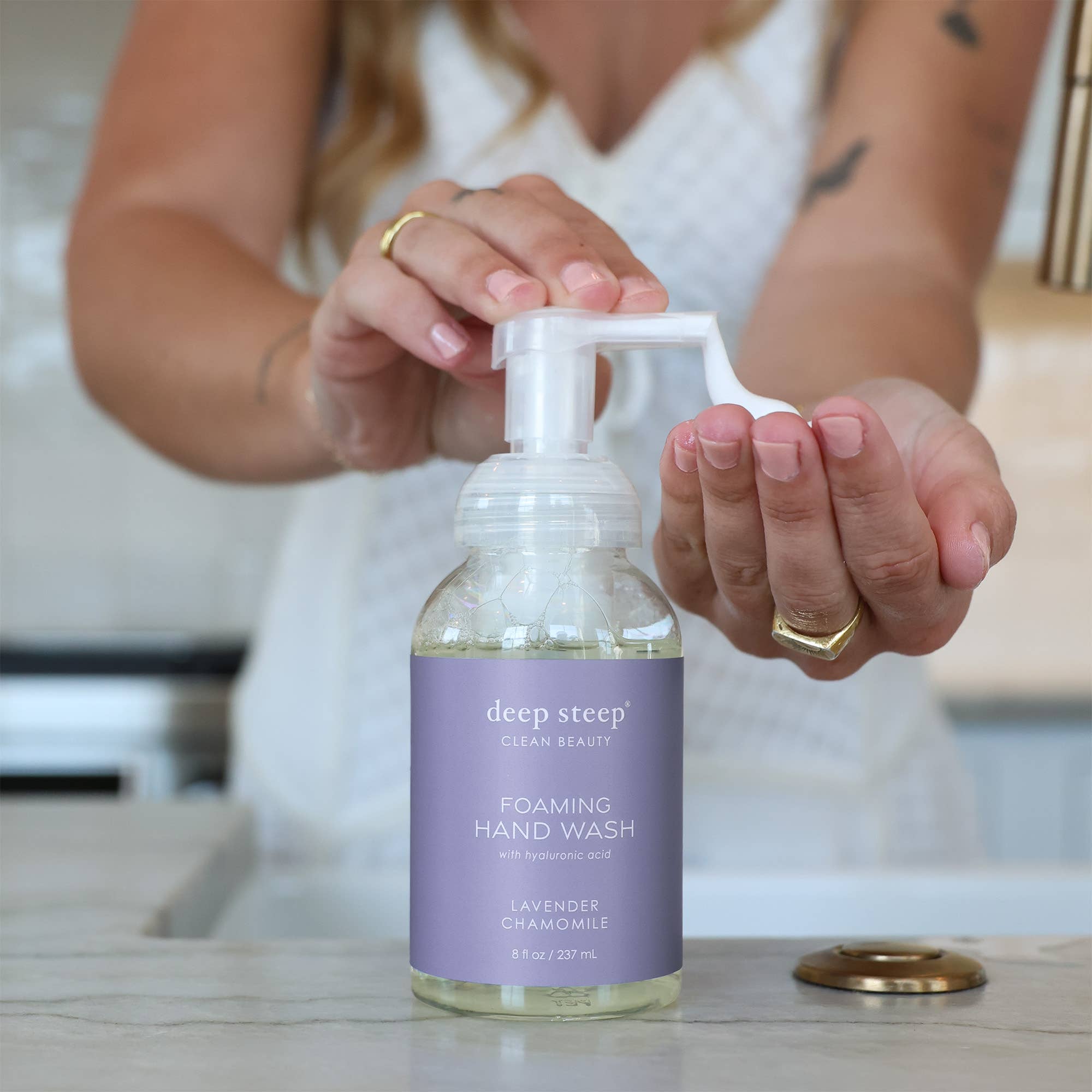 Deep Steep Clean Beauty - Lavender Chamomile Moisturizing Foaming Hand Wash 8oz
