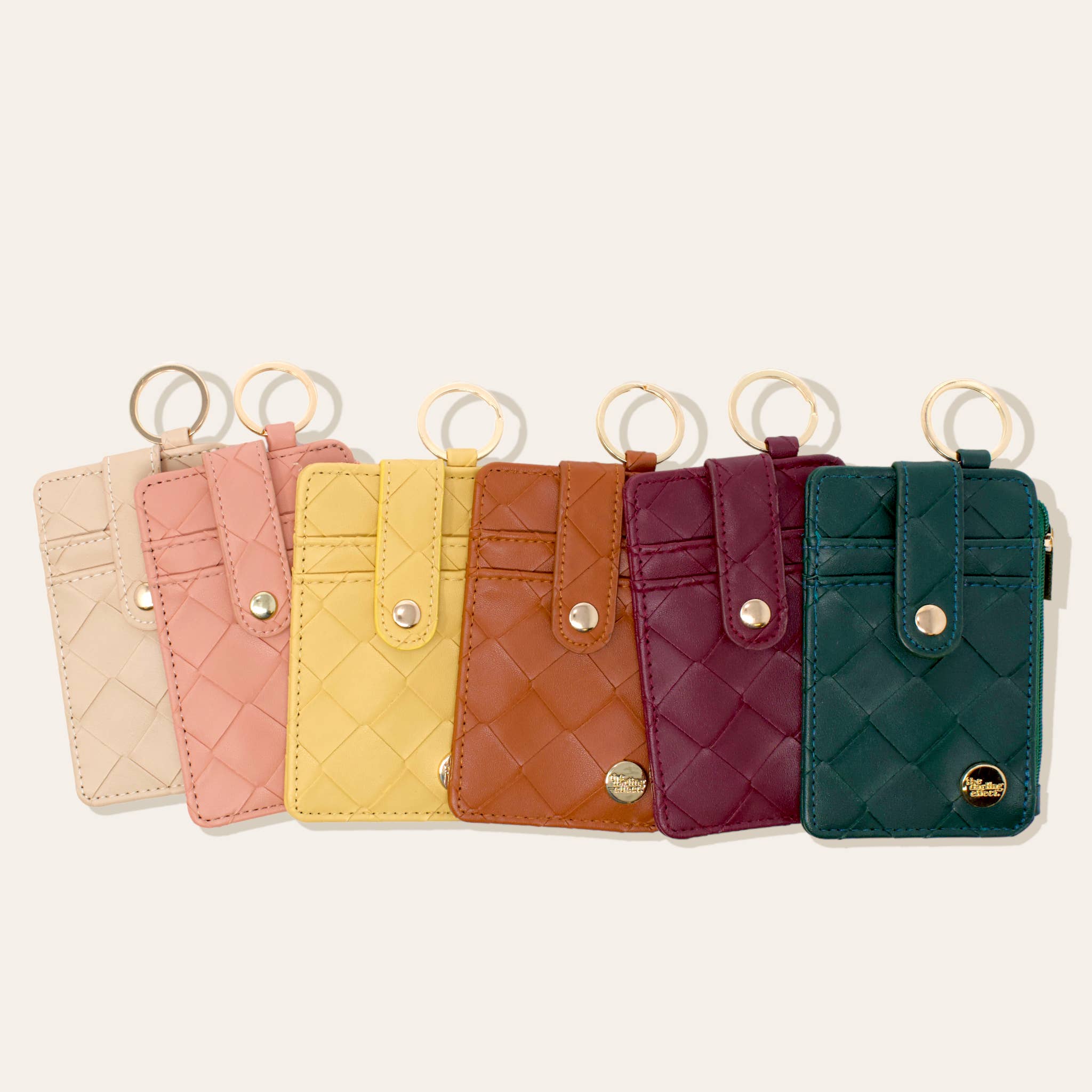 The Darling Effect - Keychain Wallet - Woven Mustard