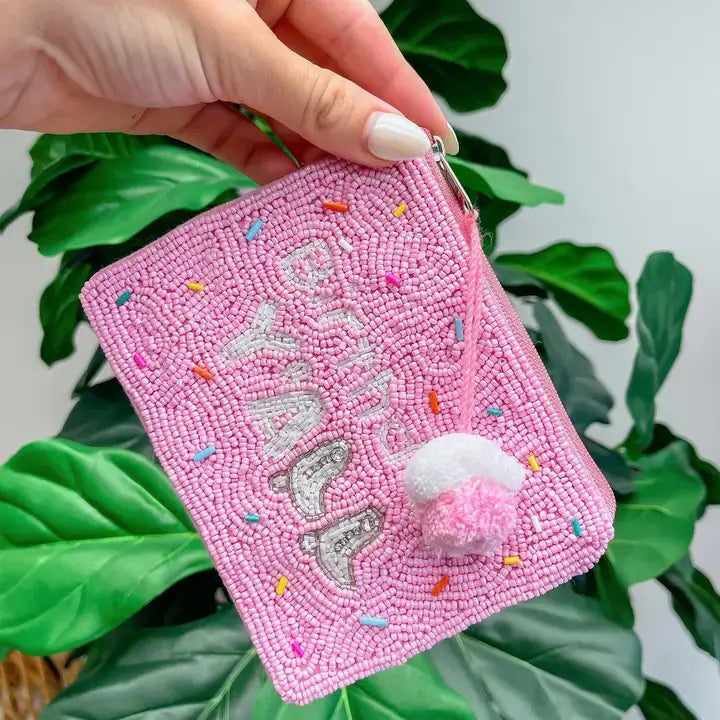 Prep Obsessed Wholesale - Birthday Y'all' Beaded Zip Pouch
