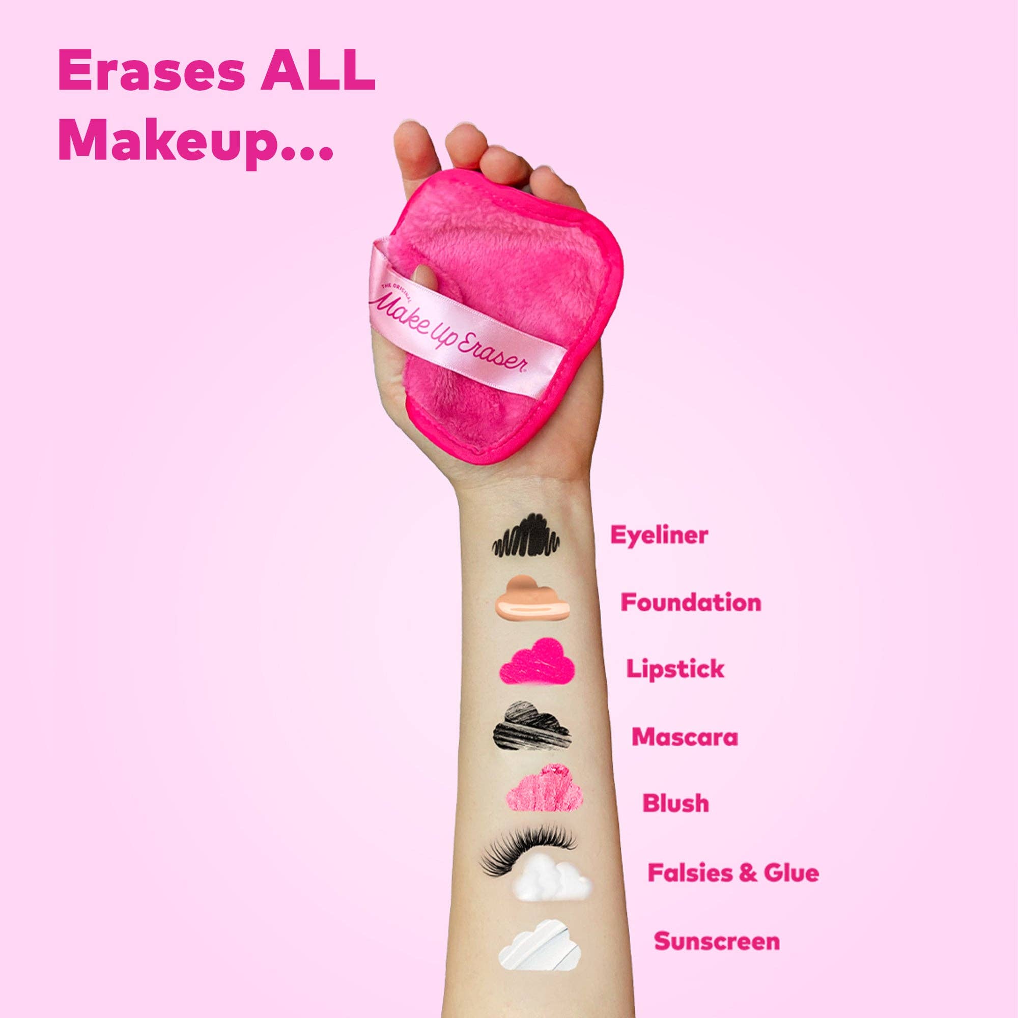 The Original MakeUp Eraser - Daily Pink