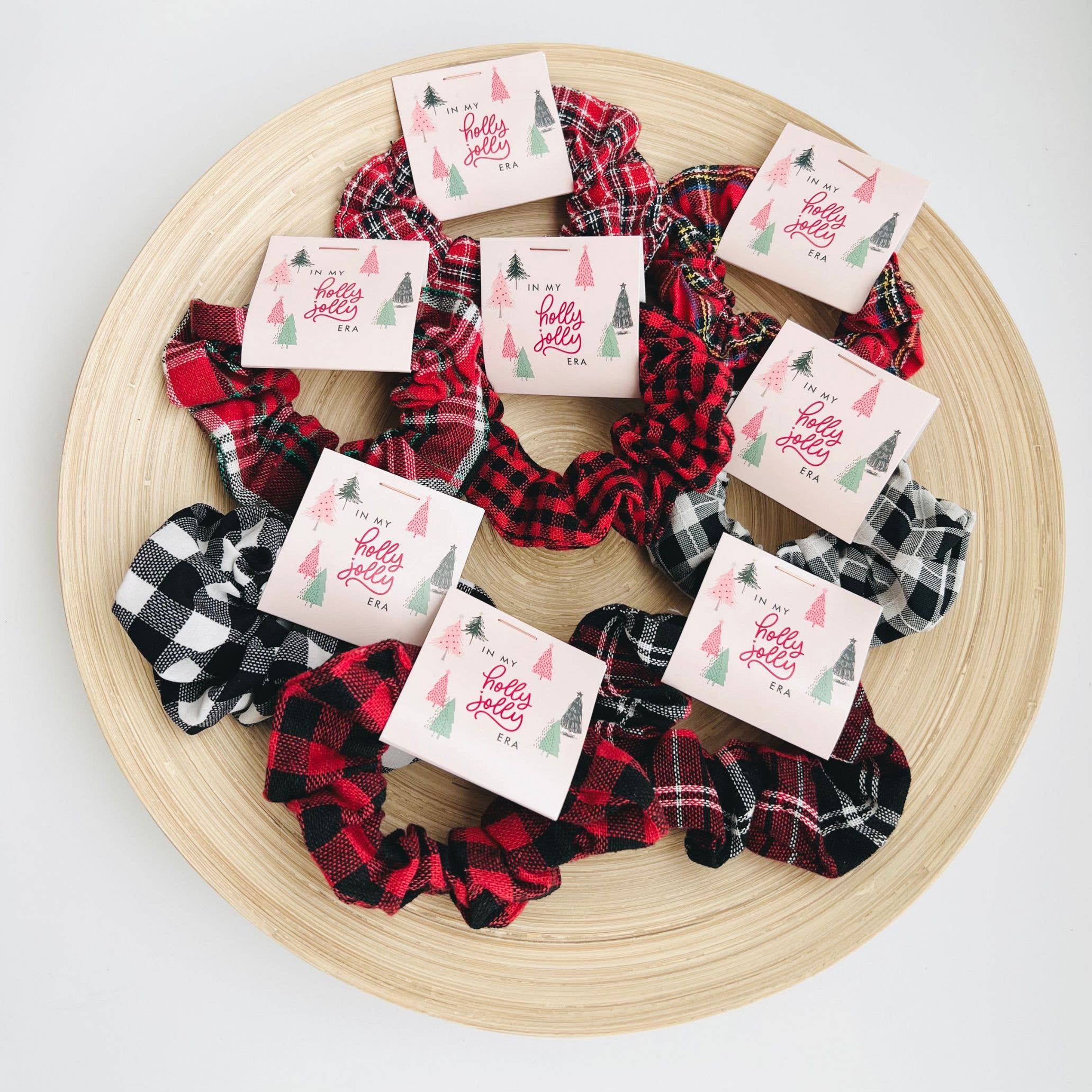 Tiny Gift Society - Holiday Thank You Gift Christmas Scrunchie Stocking Stuffer