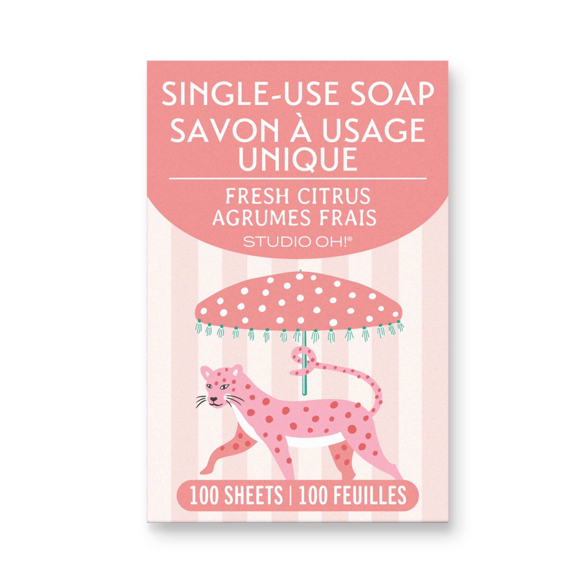 Studio Oh! - Leopard on Parade Single-Use Soap Sheets