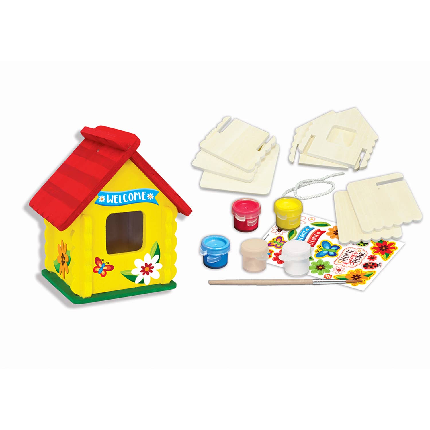 Masterpieces Puzzles - Birdhouse Wood Paint Kit
