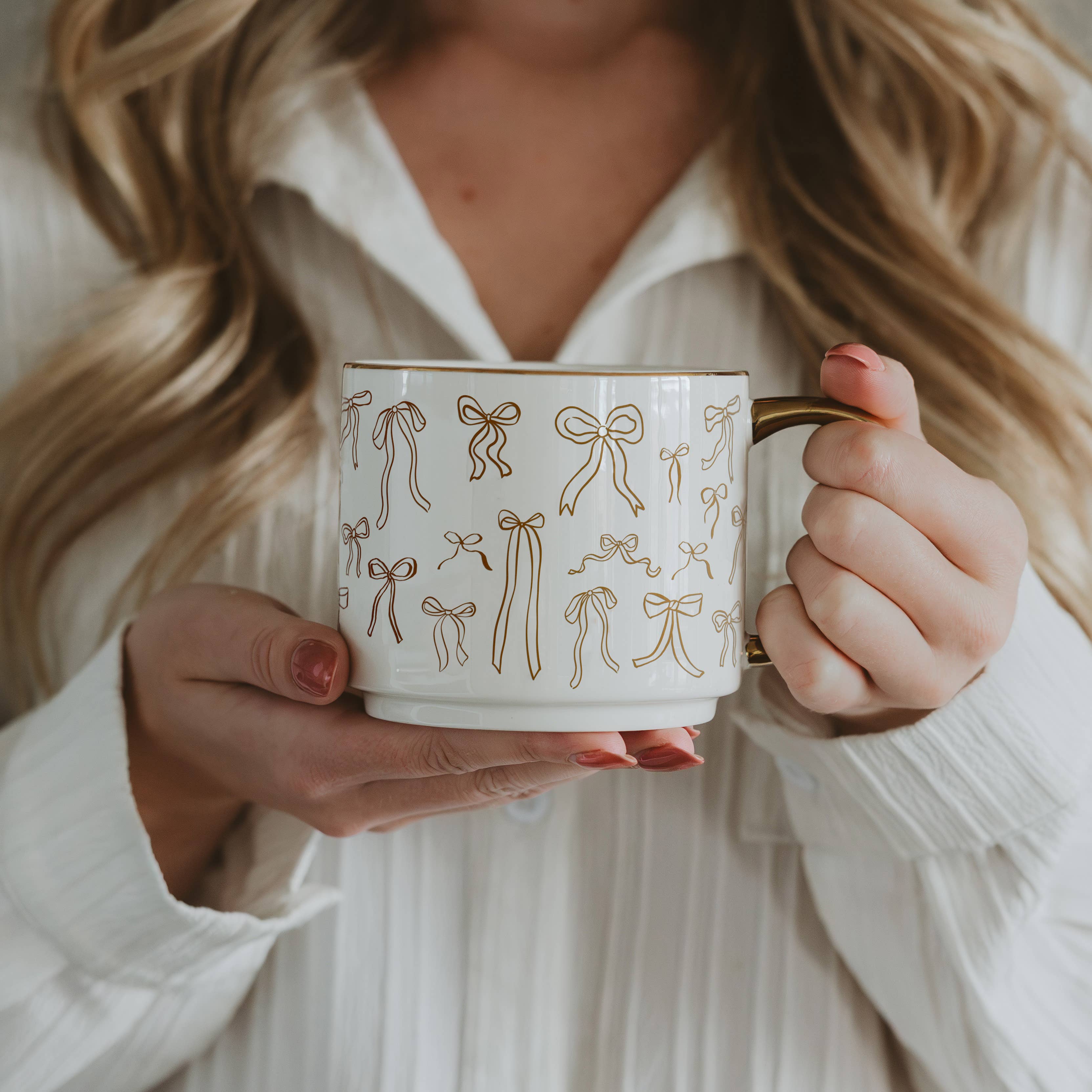 Sweet Water Decor - Bows Coffee Mug - Spring Decor & Gifts