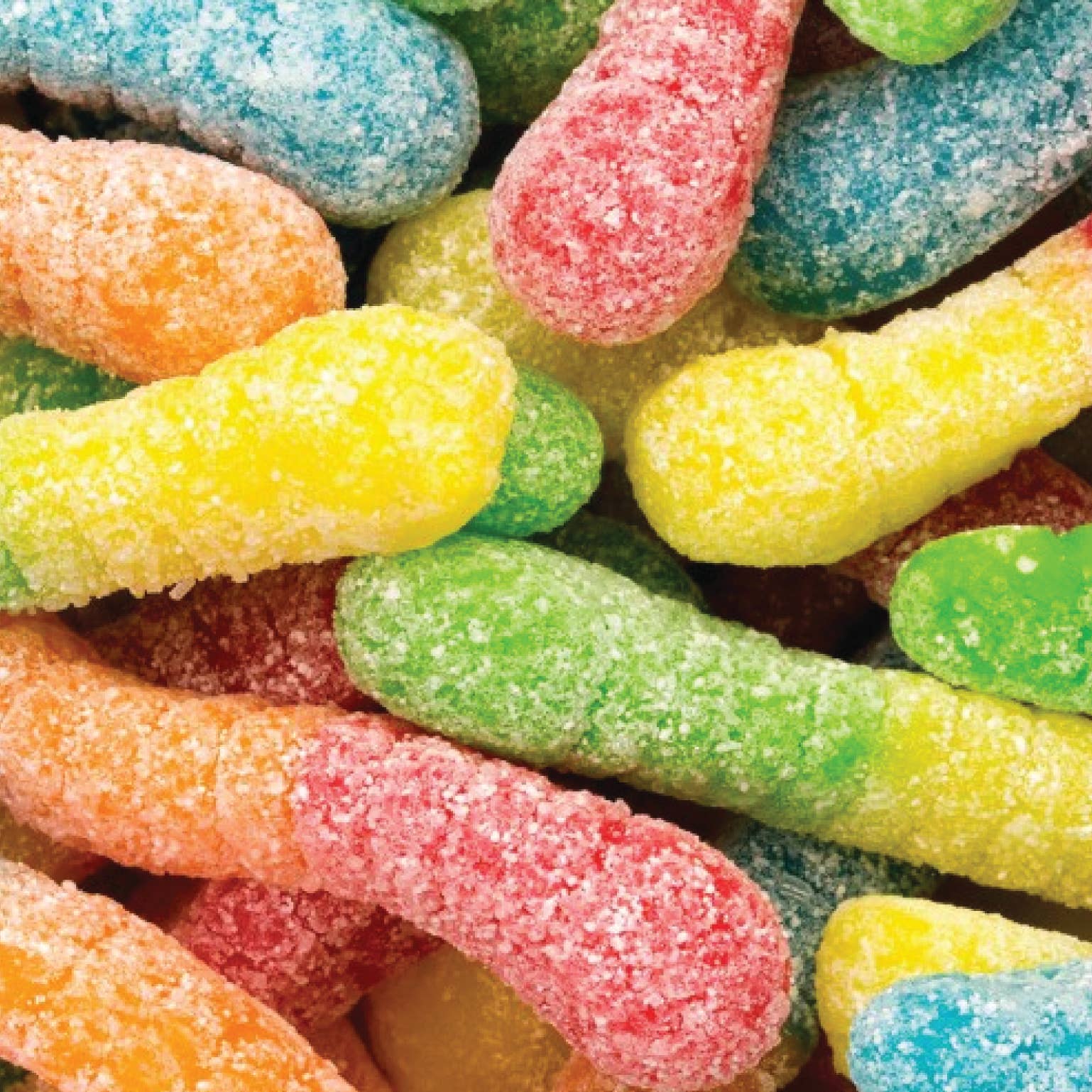 Oh, Sugar! - Candy Sugar Stacks - Everyday Neon Gummy Worms