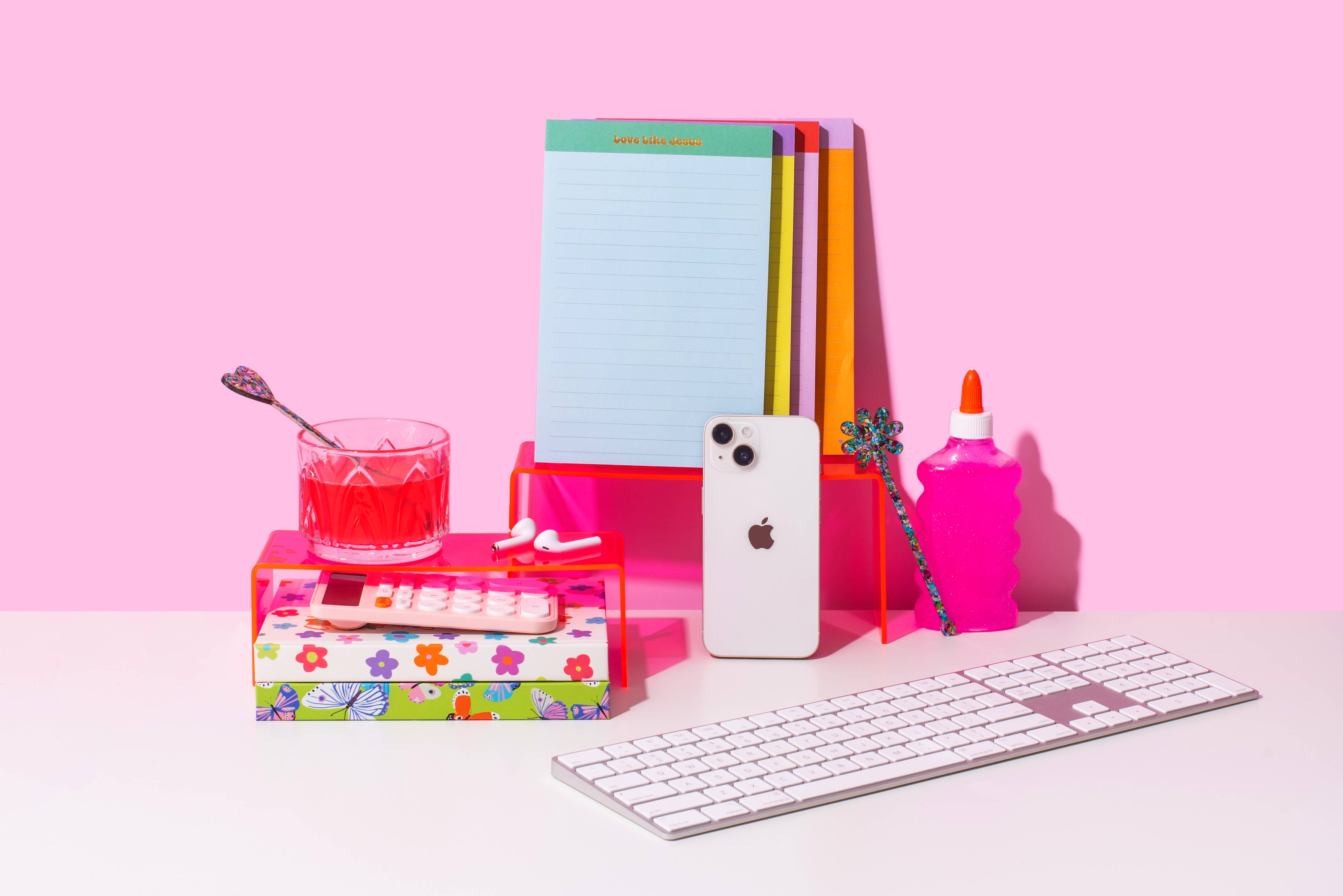 Taylor Elliott Designs - *ON SALE* 2-Piece Acrylic Riser Set - Hot Pink