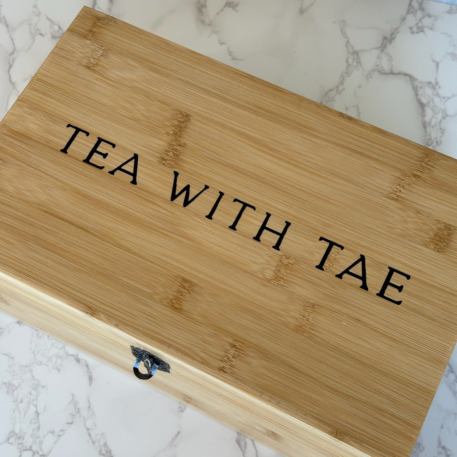 Tea with Tae - Wooden Tea Box Sampler (+ 42 tea bags)