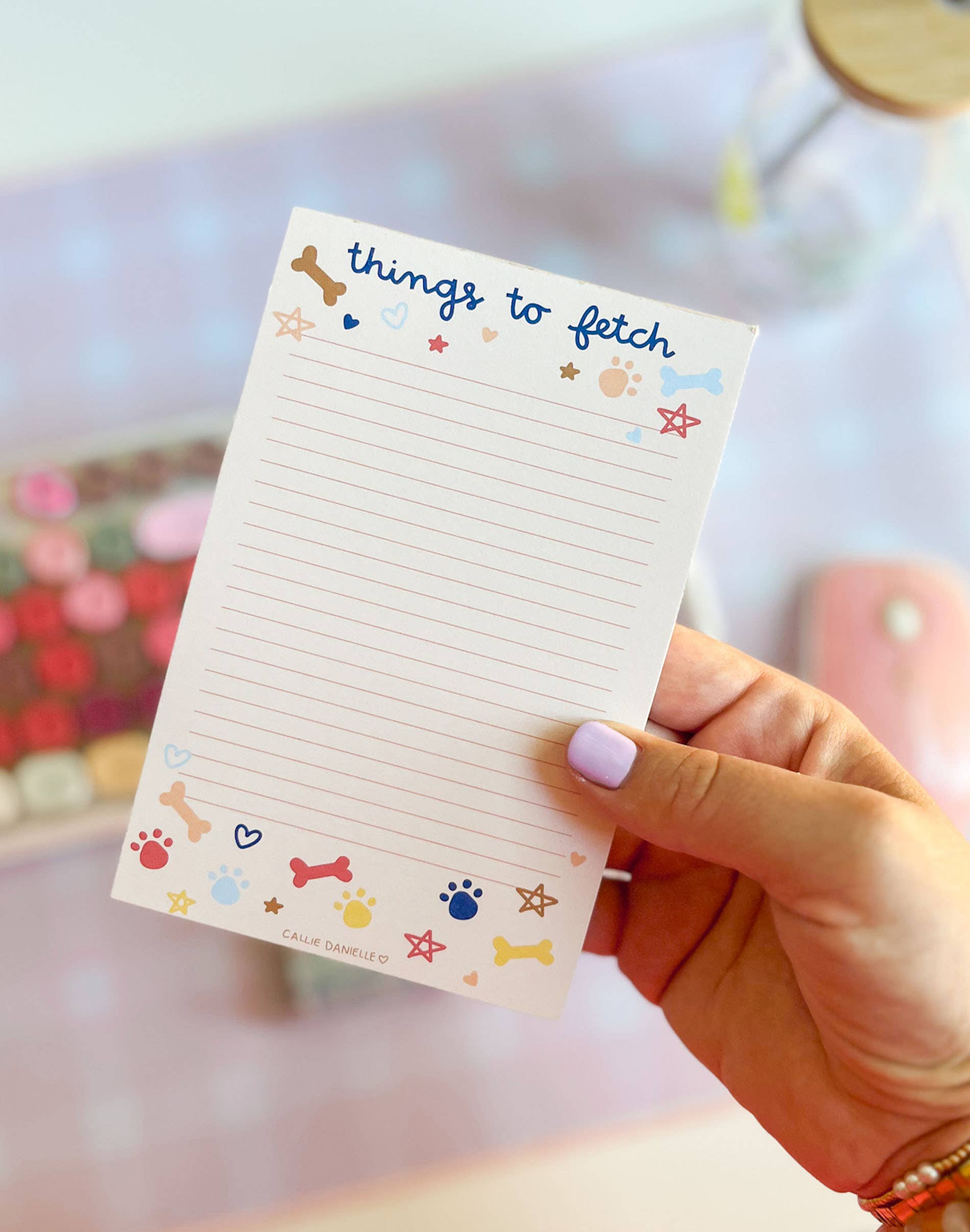 Callie Danielle - Things to Fetch Dog Notepad