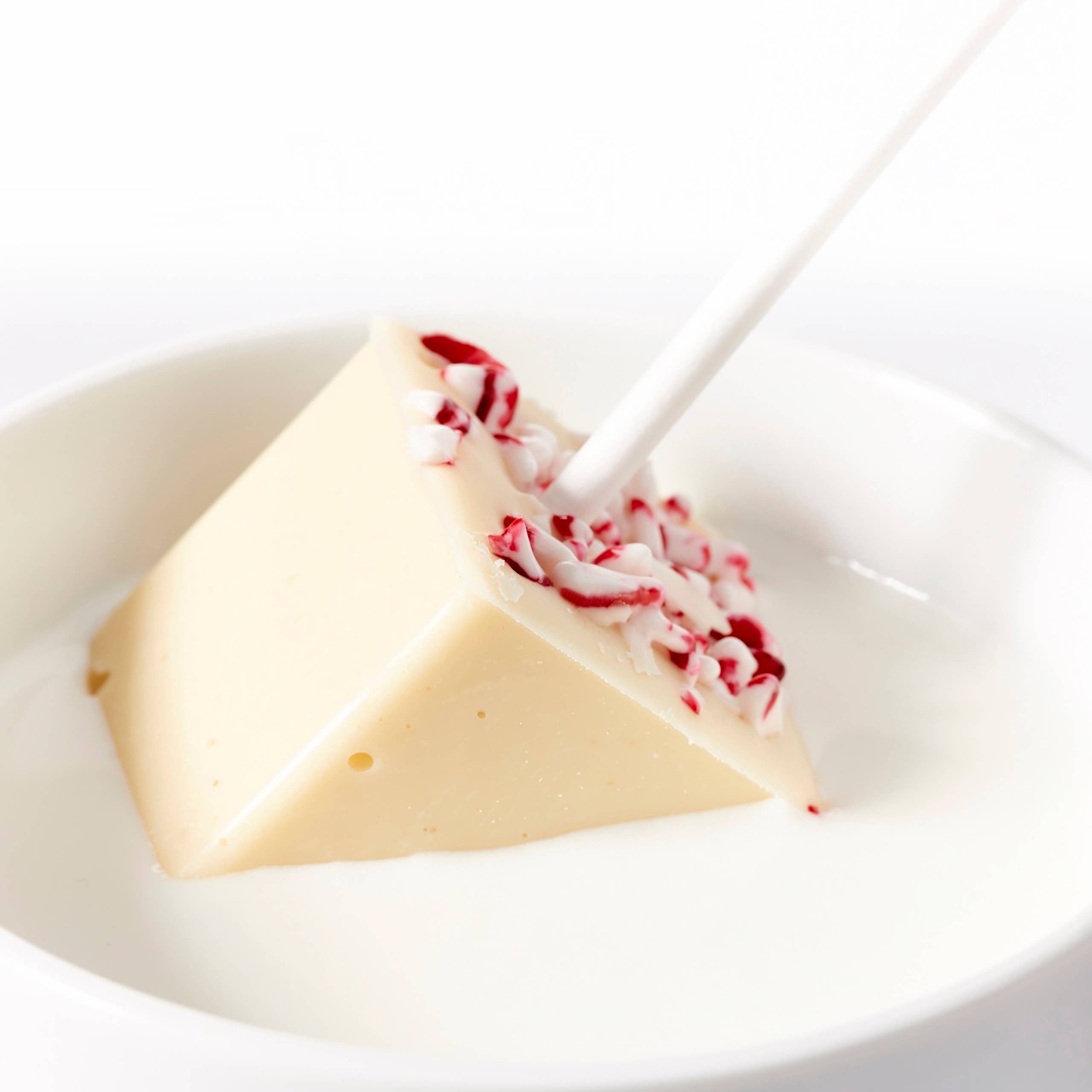 Wooden Table Baking Company - Peppermint Candy White Chocolate on a Stick (hot cocoa)