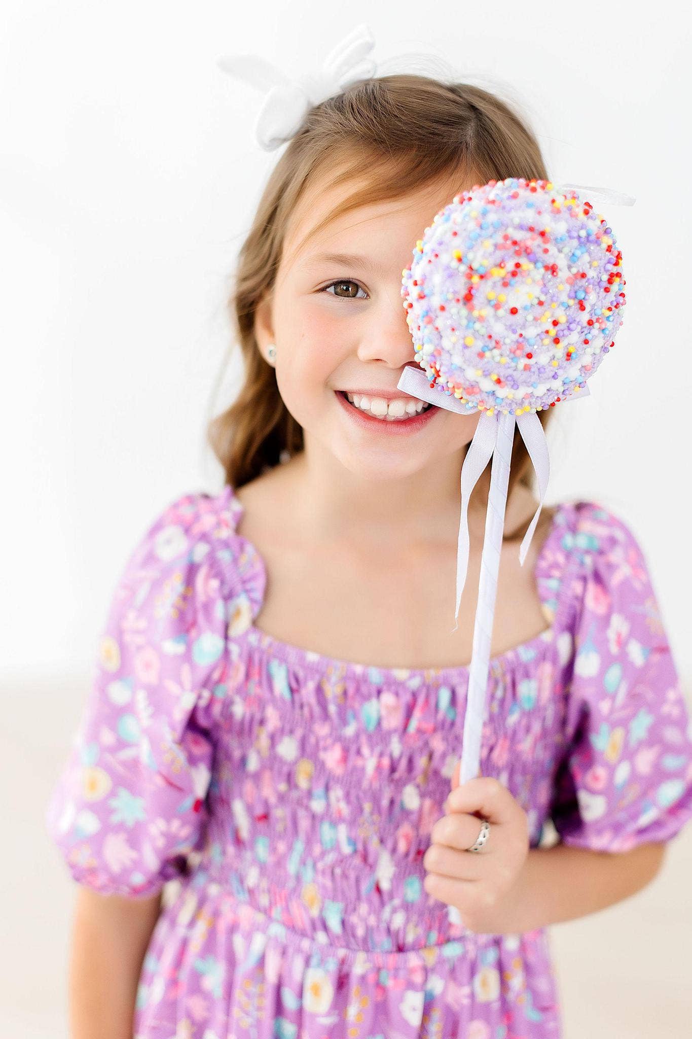 Mila & Rose - Playful Posy Smocked Ruffle Dress