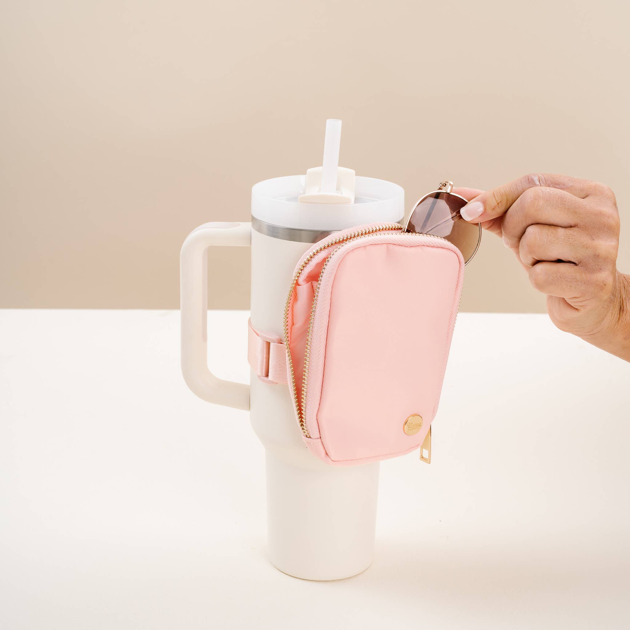 The Darling Effect - Tumbler Fanny Pack - Dusty Blush