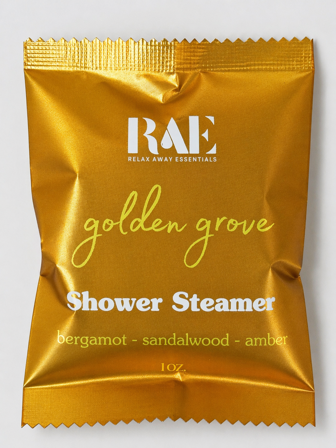 Relax Away Essentials - Golden Grove Shower Steamer 