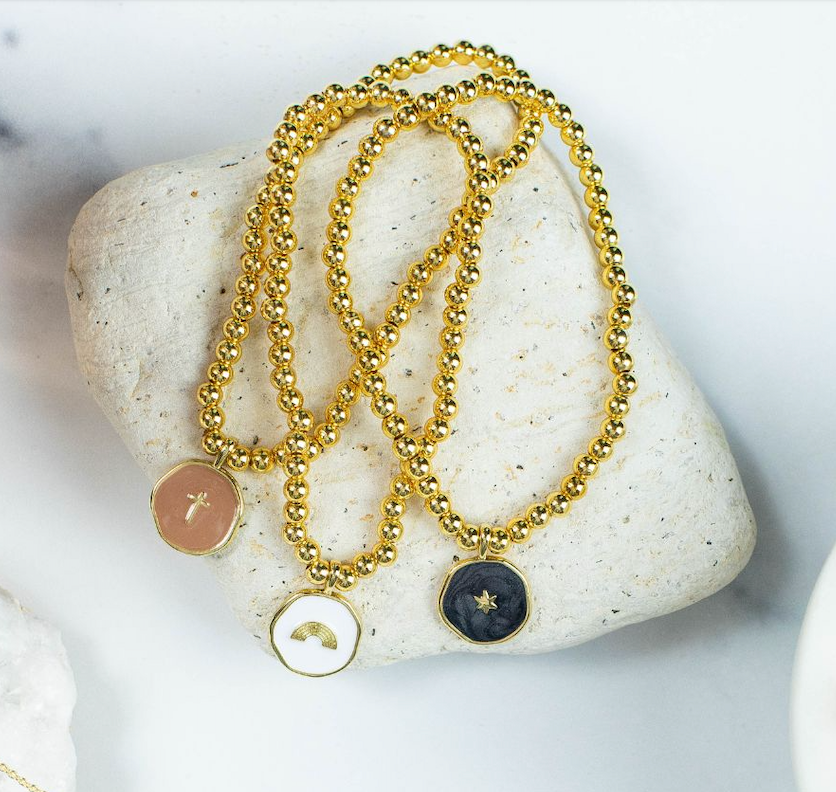 Splendid Iris - Tiny Rainbow Bracelet, SALE