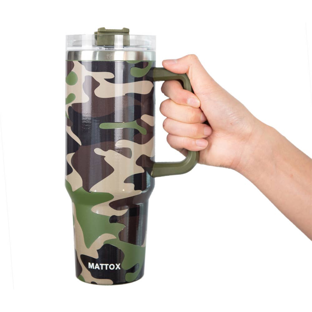Katydid - Camo Print Tumbler Cup for Men