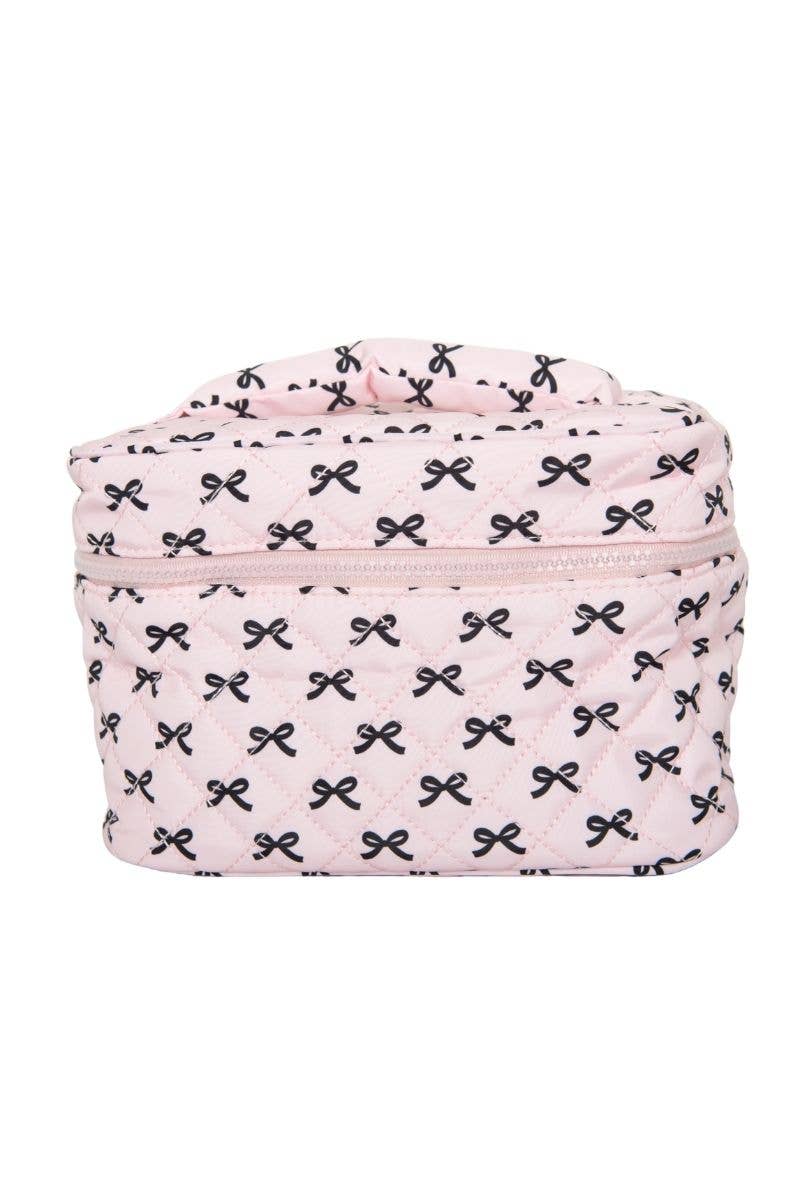 Katydid - Mini Black Bows Cosmetic Bag for Makeup