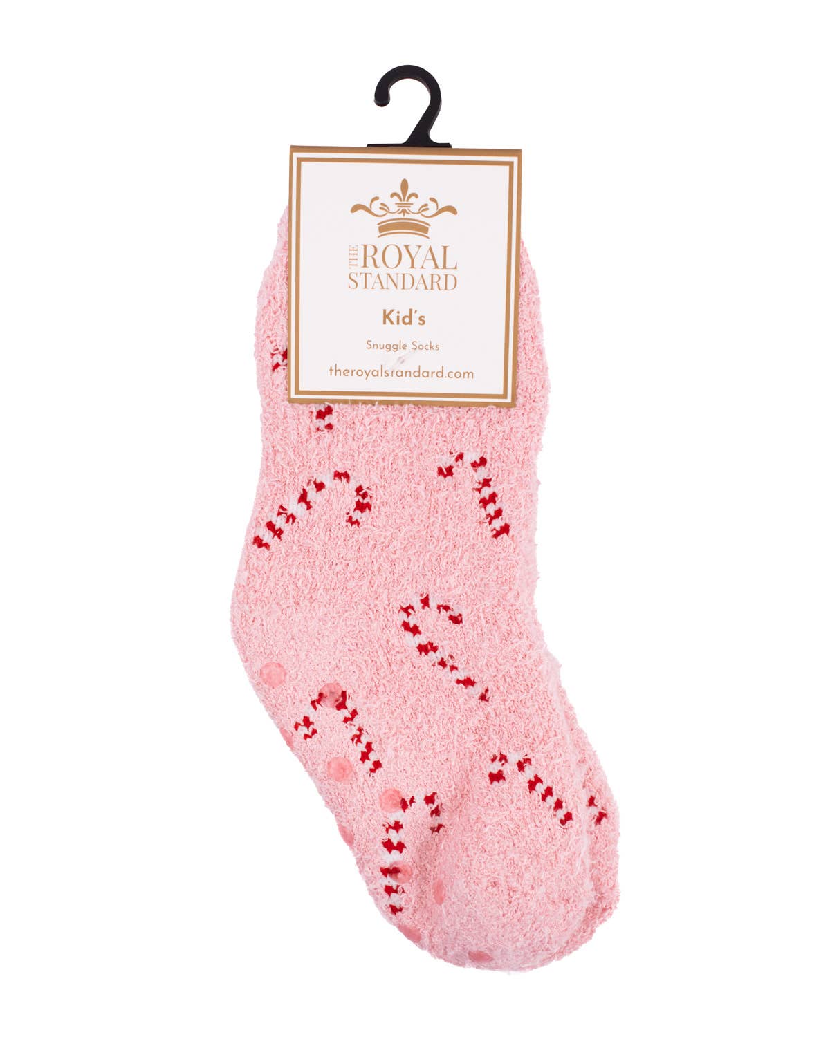 The Royal Standard - Kid's Candy Cane Cutie Snuggle Socks   Light Pink   -Asst.