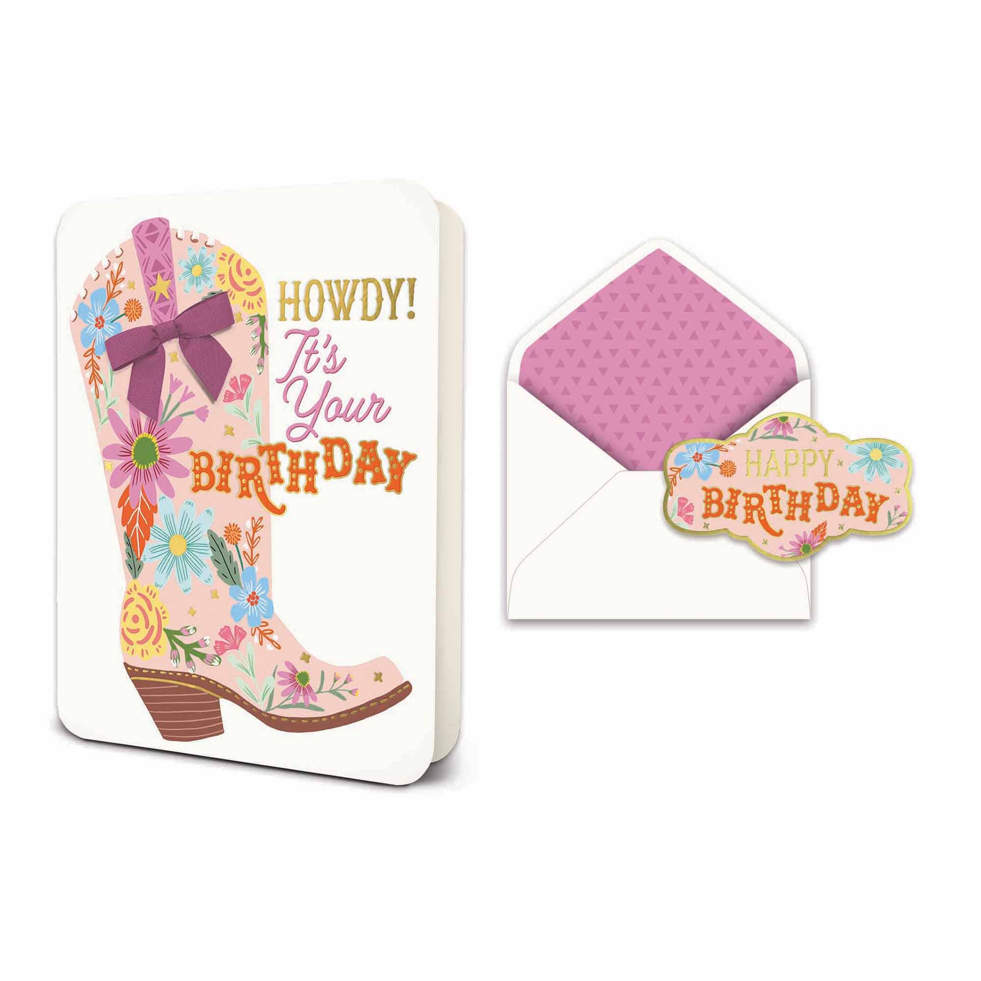 Studio Oh! - It's Your Boot-Day! Deluxe Greeting Card