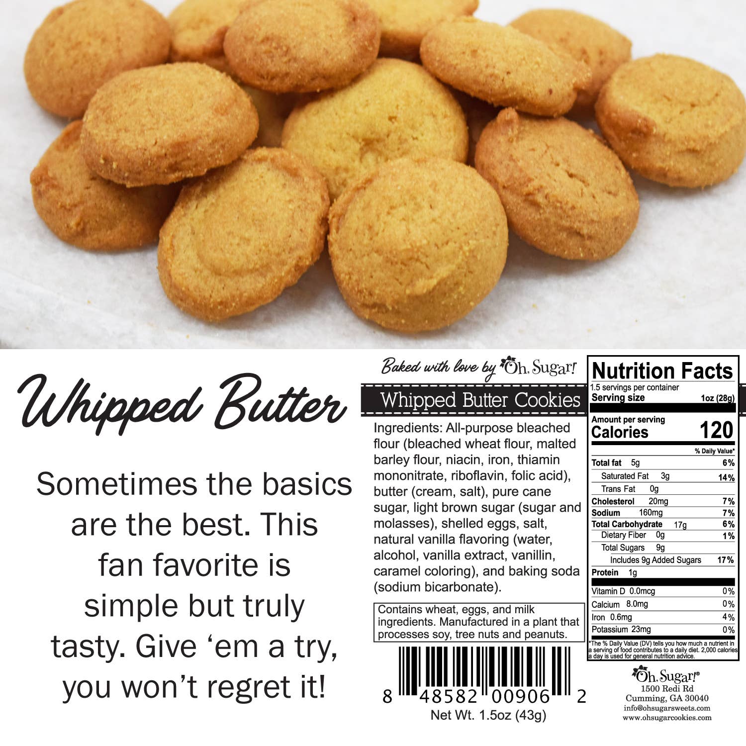 Oh, Sugar! - Cookie Bags - Motivational/Just Bec. Asst - Small - 24 Bags