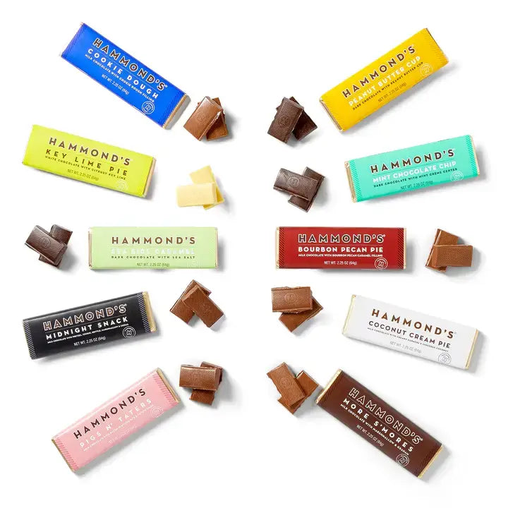 Hammond's Candies - Candy Bar - Dark Chocolate - Gingerbread - 2.25 oz