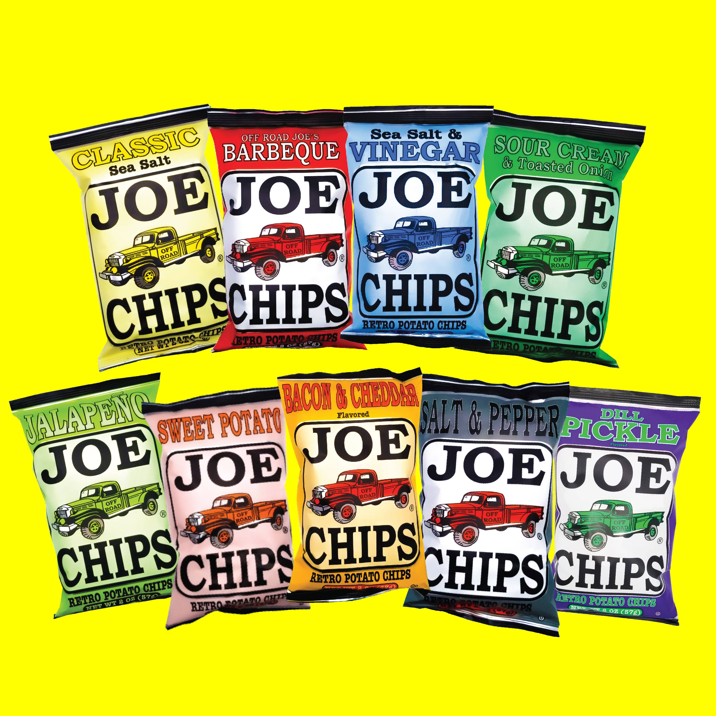 Joe Tea & Joe Chips - Joe's Assortment - Kettle Chips (2 oz. Bags)