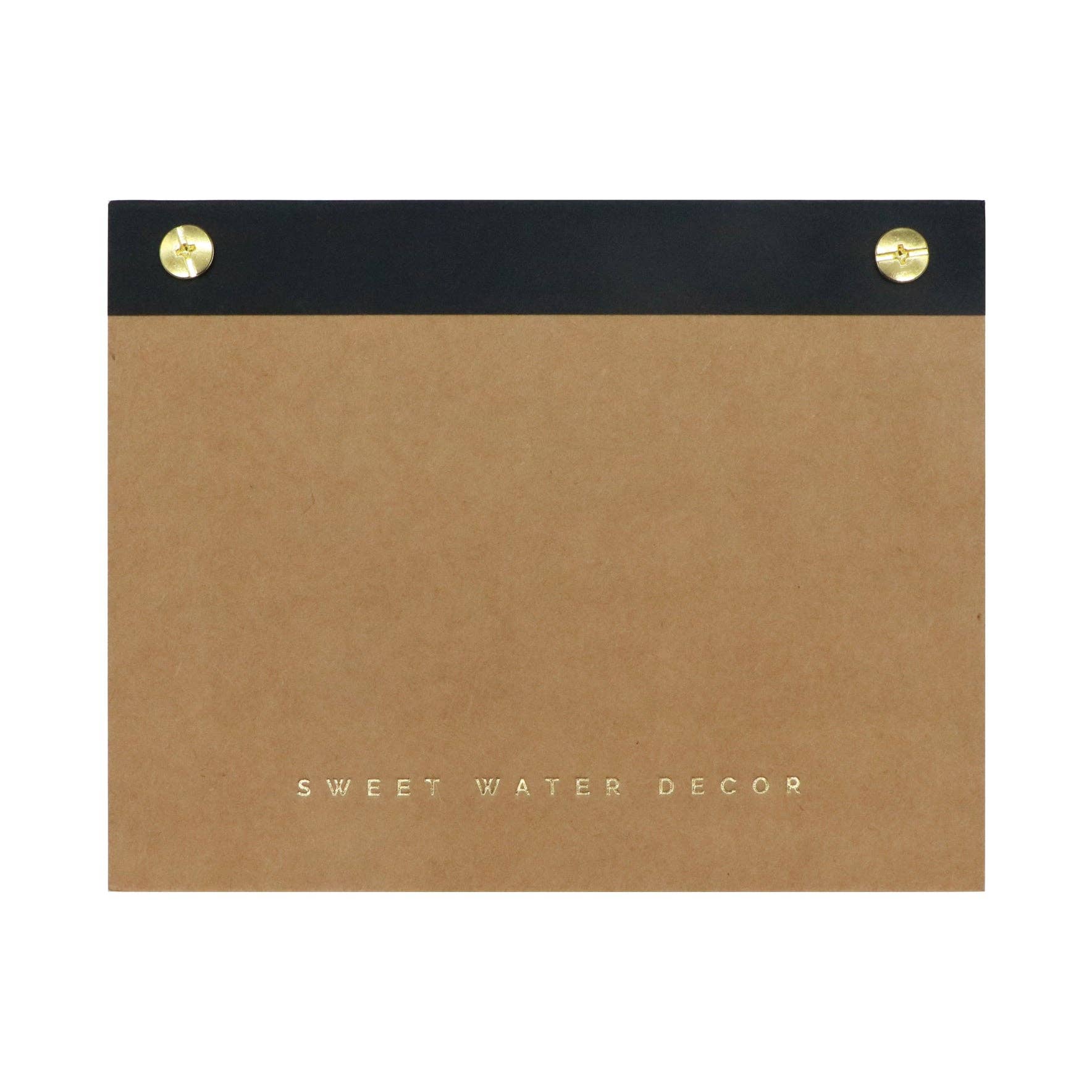 Sweet Water Decor - Small Gold Rivet Basic Notepad - Stationery & Decor