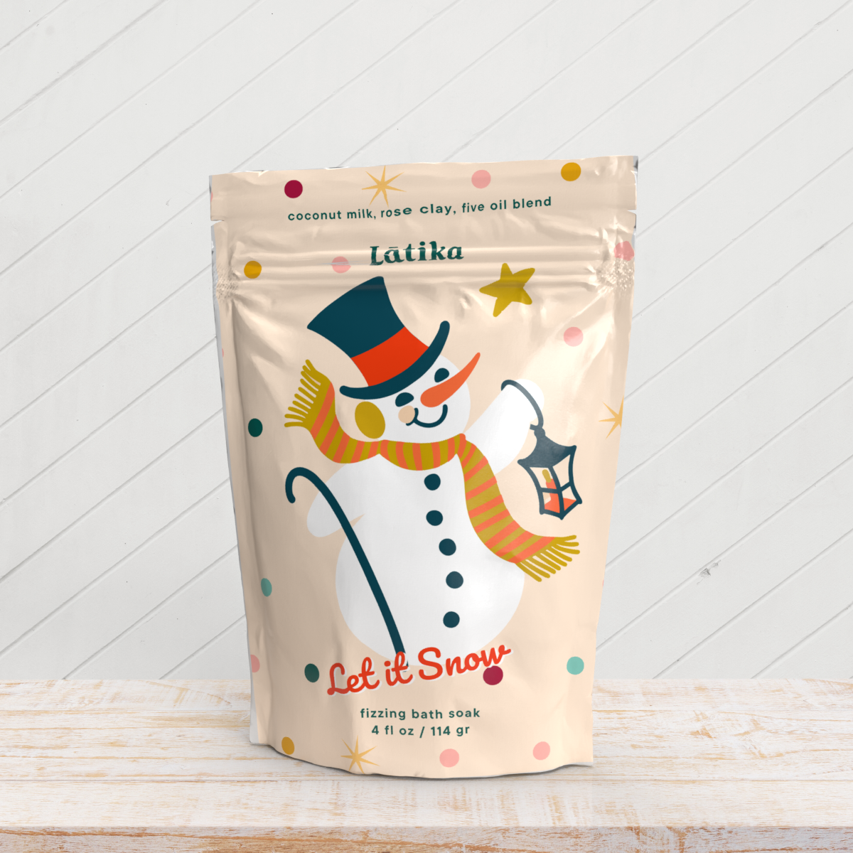 Latika Beauty - Snow Bath Soak - Christmas Stocking stuffer ☃️