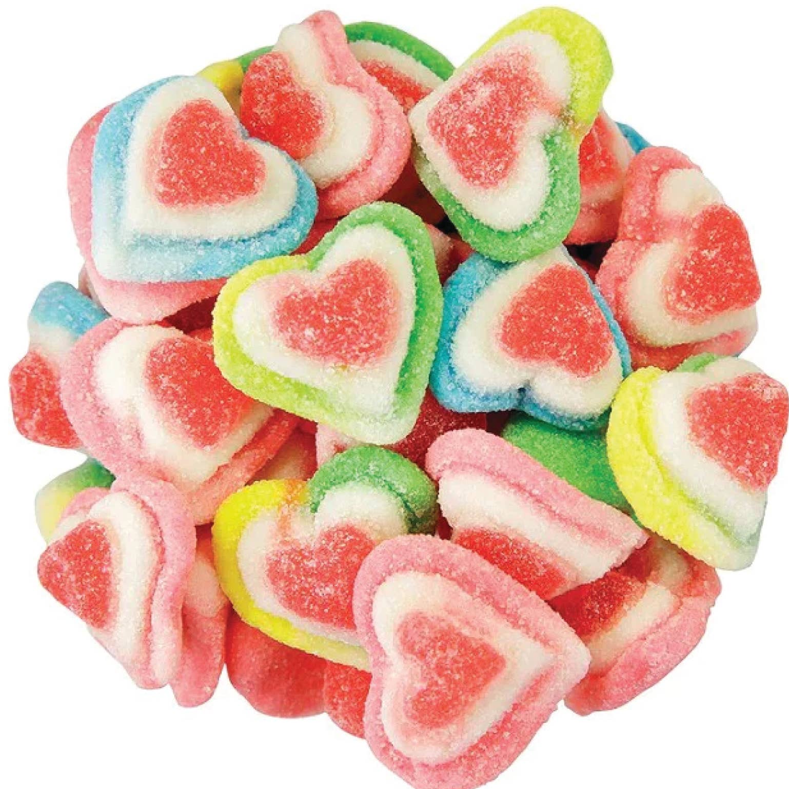 Oh, Sugar! - Candy Sugar Stacks - Everyday Triple Gummy Hearts